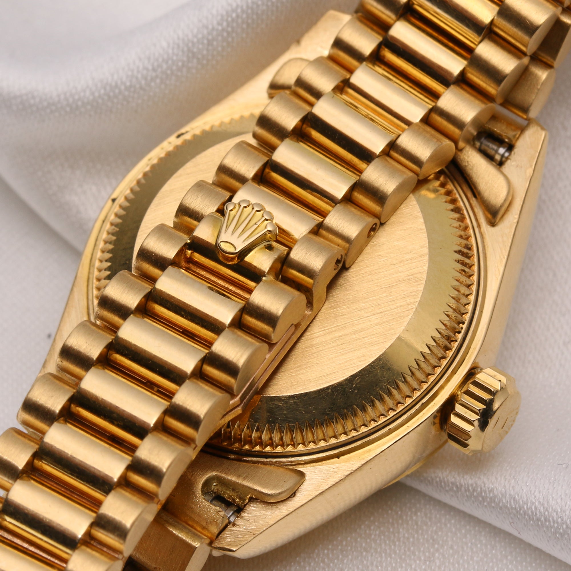 Rolex Lady DateJust 69178 18K Yellow Gold Champagne Diamond Dial Second Hand Watch Collectors 6