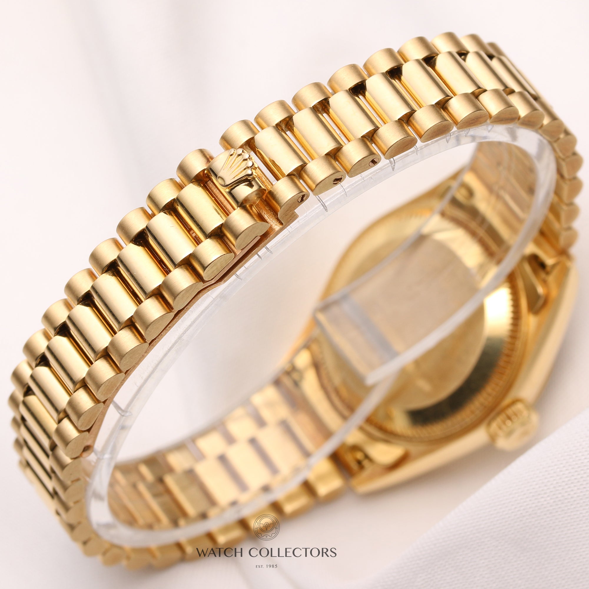 Rolex-Lady-DateJust-69178-18K-Yellow-Gold-Wood-Dial-Second-Hand-Watch-Collectors-7