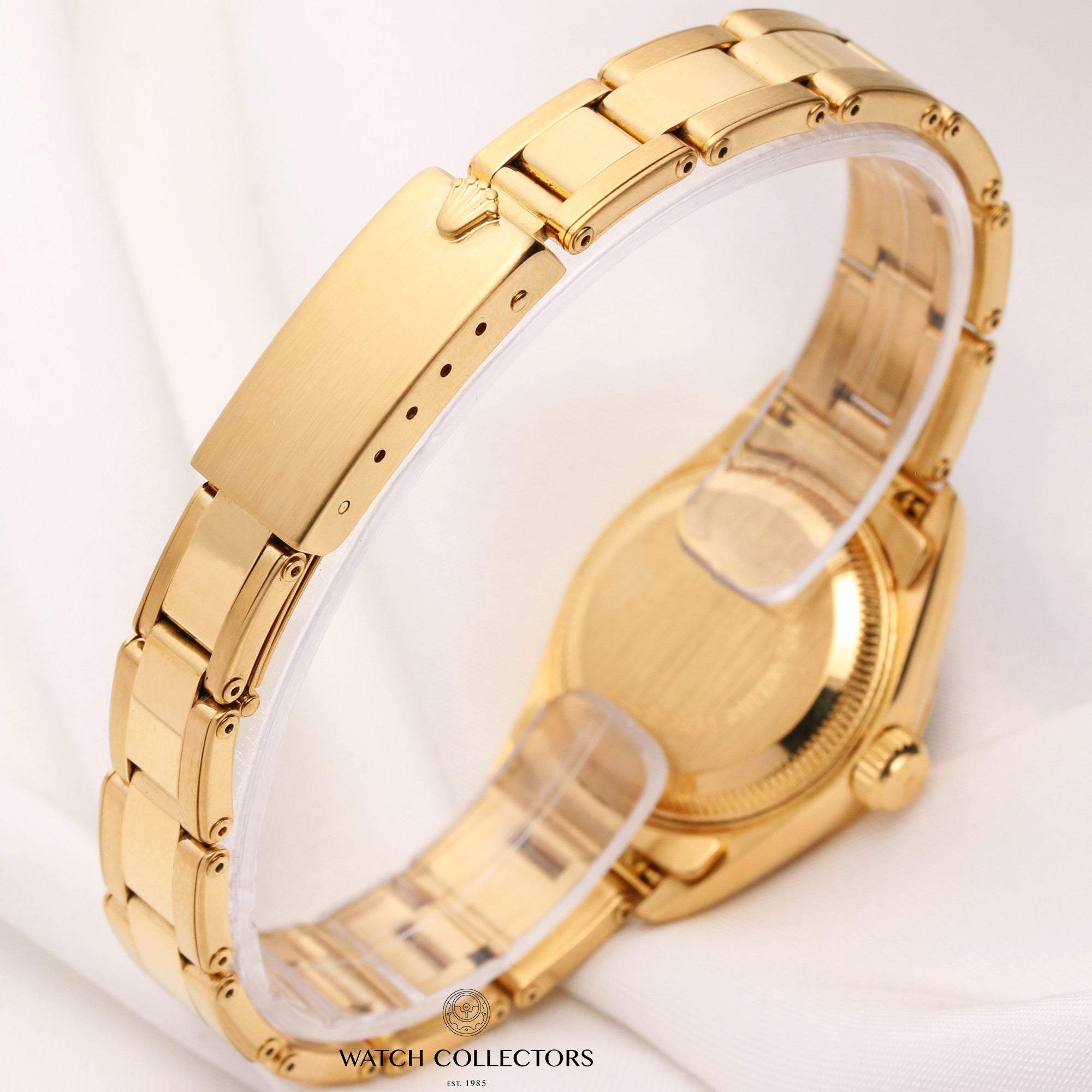 Rolex-Lady-DateJust-69178-Diamond-Champagne-Dial-18K-Yellow-Gold-Second-Hand-Watch-Collectors-4