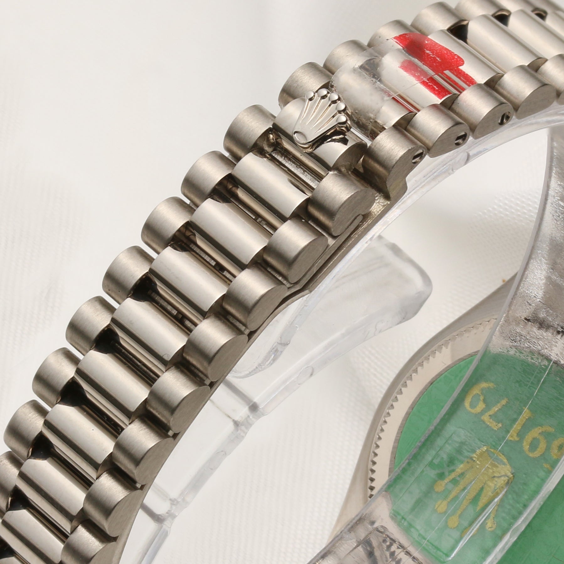 Rolex Lady DateJust 69179 18K White Gold Silver Diamond Dial Second Hand Watch Collectors 6