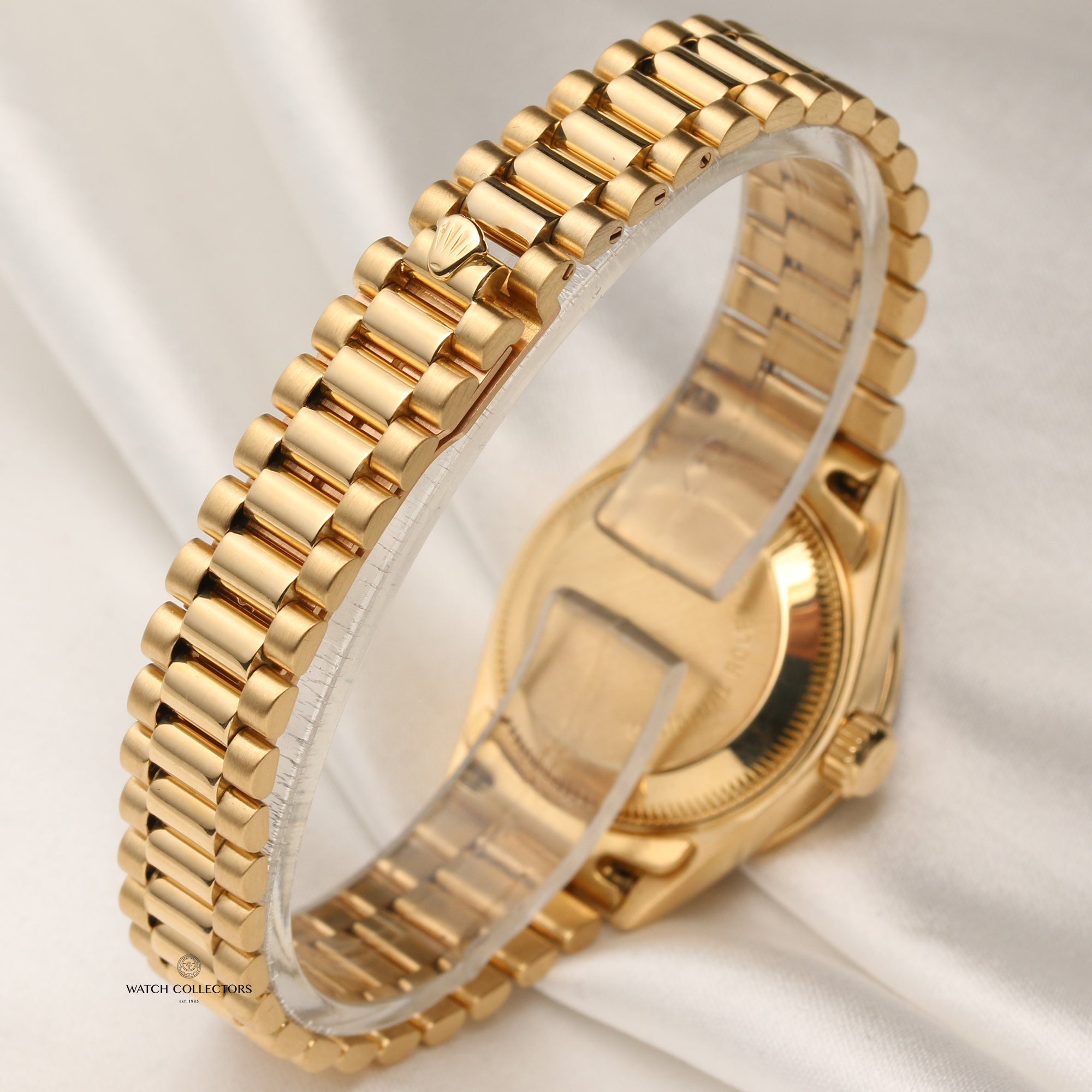 Rolex Lady DateJust 69198 18K Yellow Gold Diamond Ruby Second Hand Watch Collectors 7