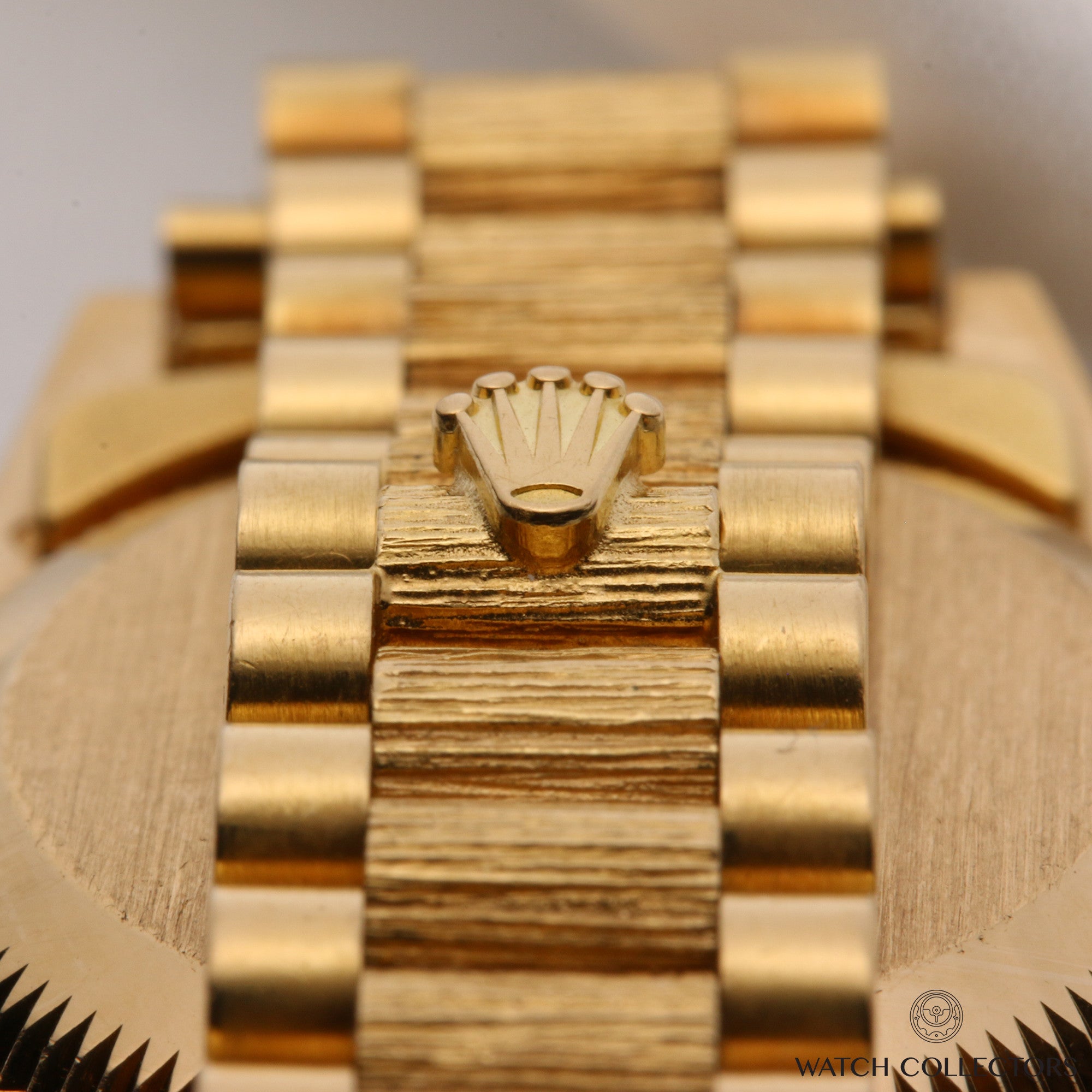 Rolex Lady DateJust 69288 18K Yellow Gold Bark President Bracelet Star Pave Dial Second Hand Watch Collectors 7