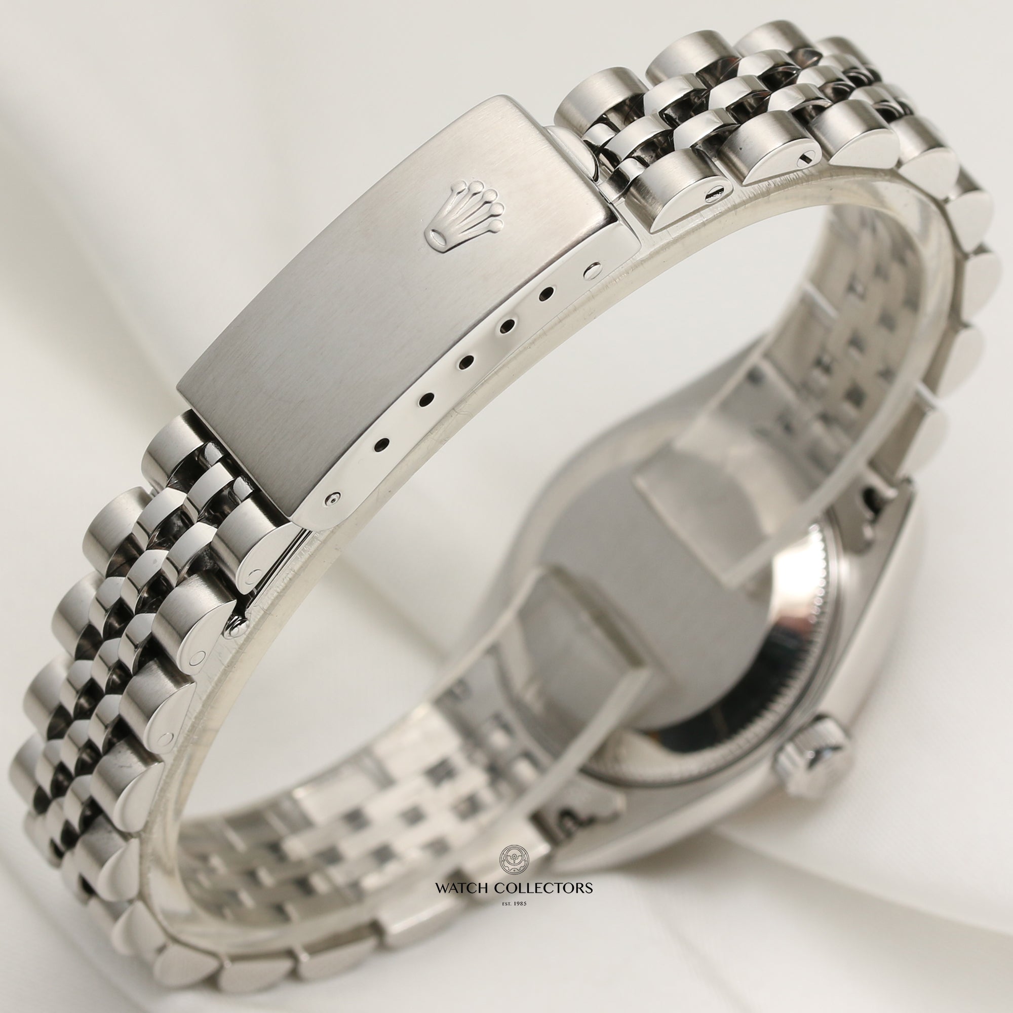 Rolex Lady DateJust 79174 Stainless Steel 18K White Gold Bezel Second Hand Watch Collectors 5