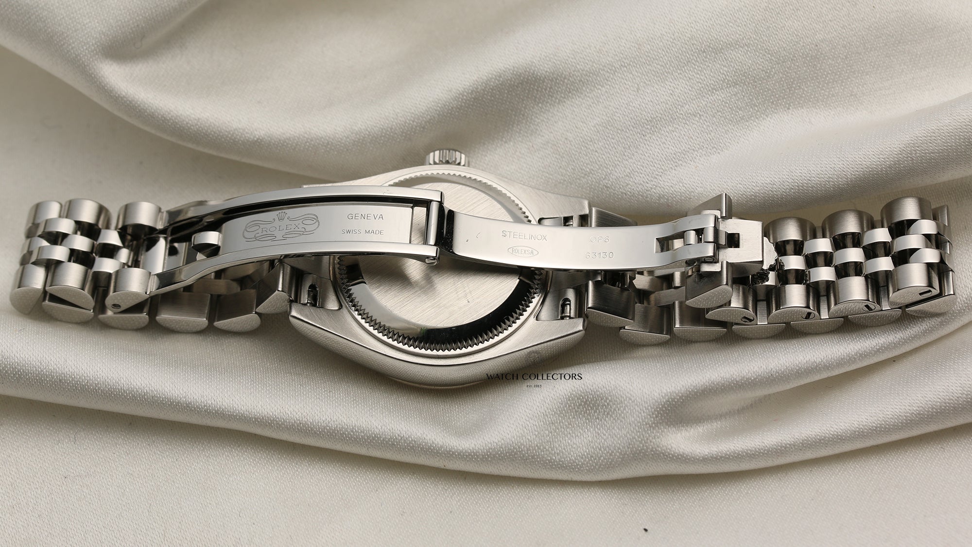 Rolex Lady DateJust Blue Jubilee Diamond Dial Second hand Watch Collectors 6