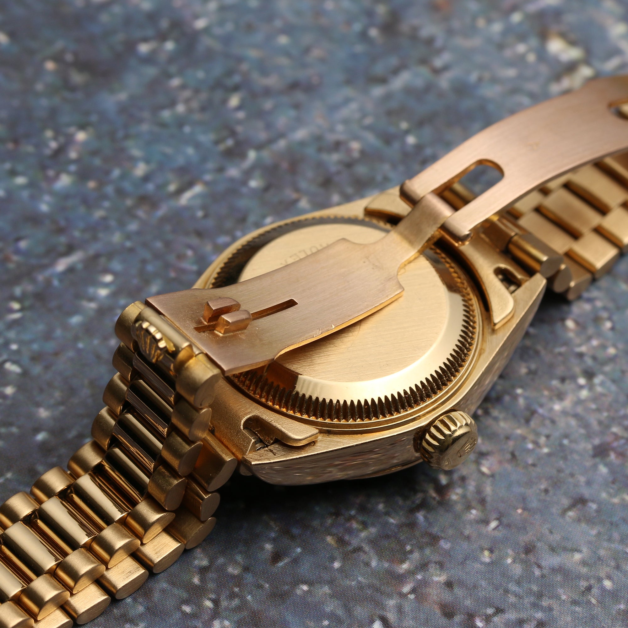 Rolex Lady DateJust Lapis Lazuli Dial 18K Yellow Gold Second Hand Watch Collectors 6