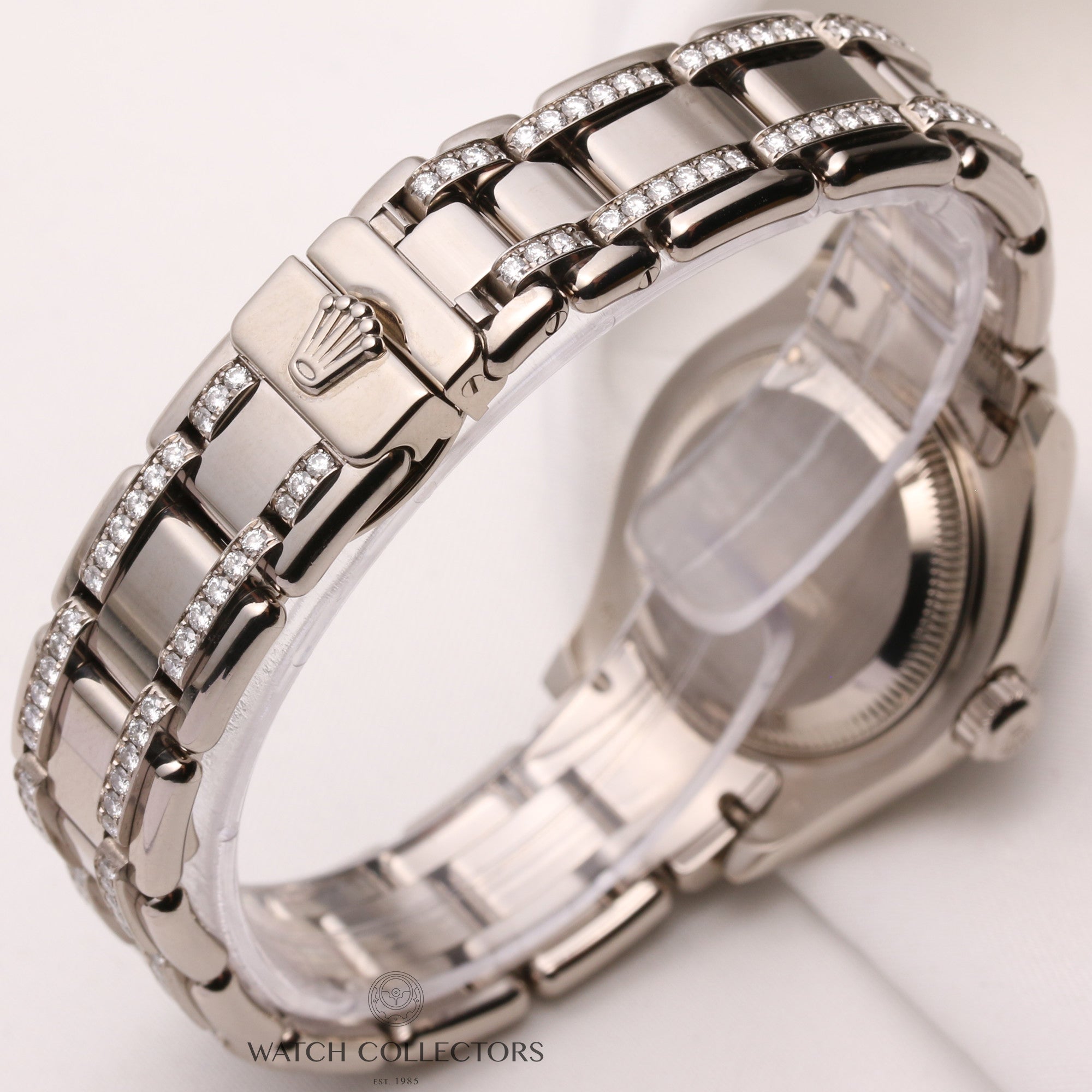 Rolex-Lady-DateJust-PearlMaster-80299-18K-White-Gold-Arabic-Numeral-Double-Row-Diamond-String-Dial-Second-Hand-Watch-Collectors-7