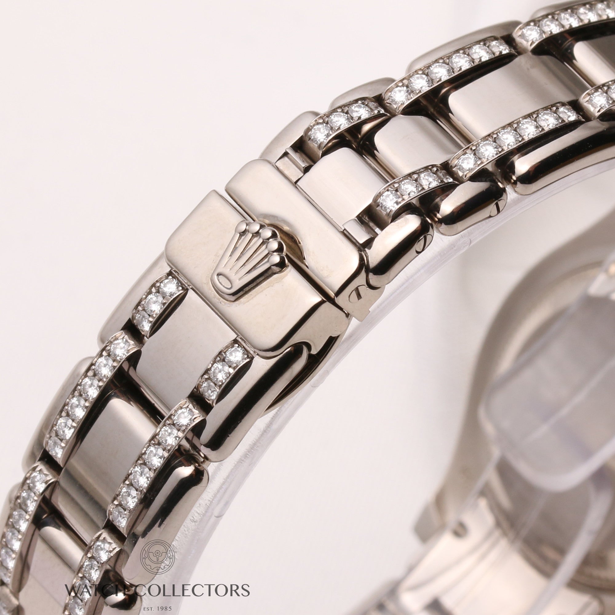 Rolex-Lady-DateJust-PearlMaster-80299-18K-White-Gold-Arabic-Numeral-Double-Row-Diamond-String-Dial-Second-Hand-Watch-Collectors-8