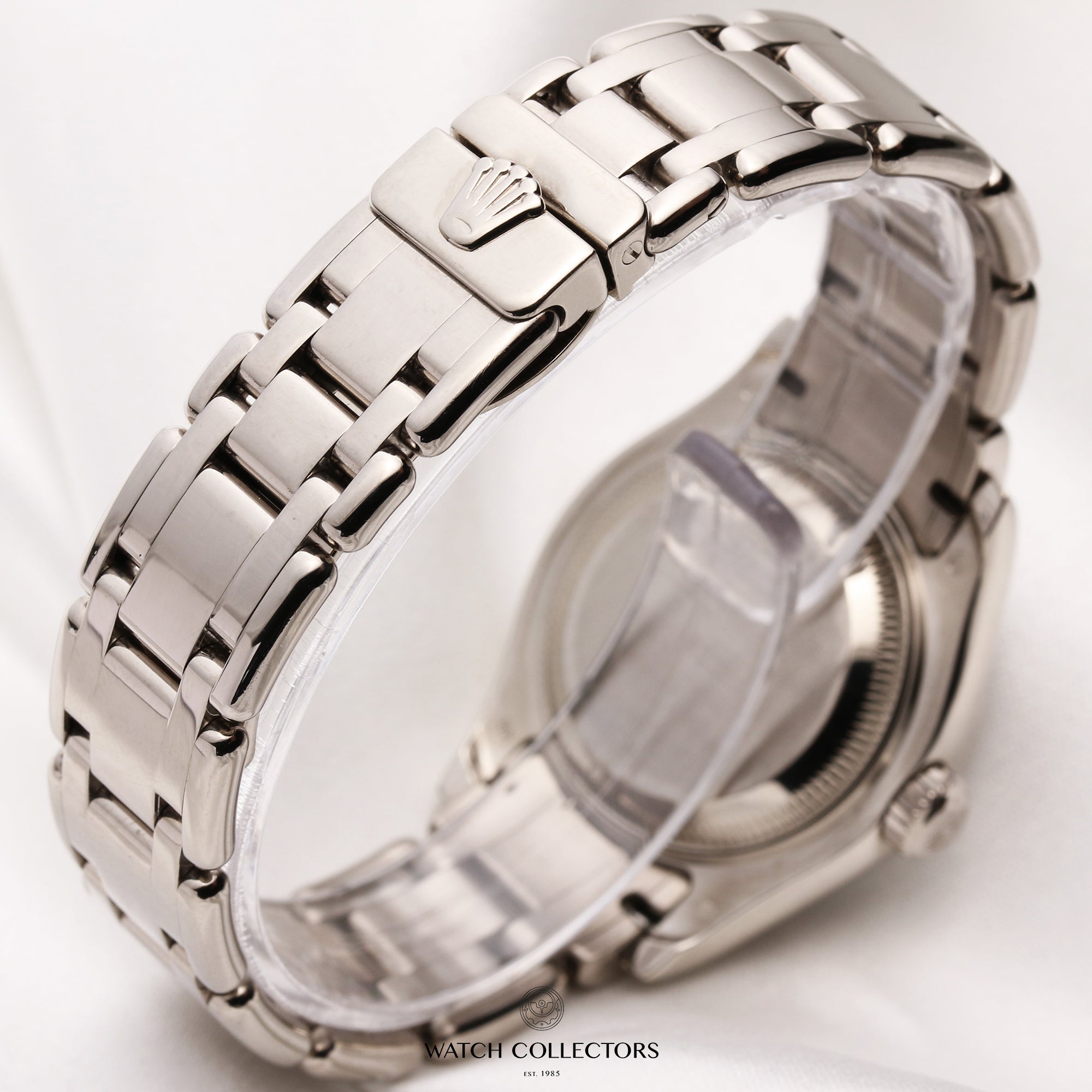 Rolex-Lady-DateJust-PearlMaster-80339-18k-white-gold-MOP-Diamond-Dial-Second-Hand-Watch-Collectors-5