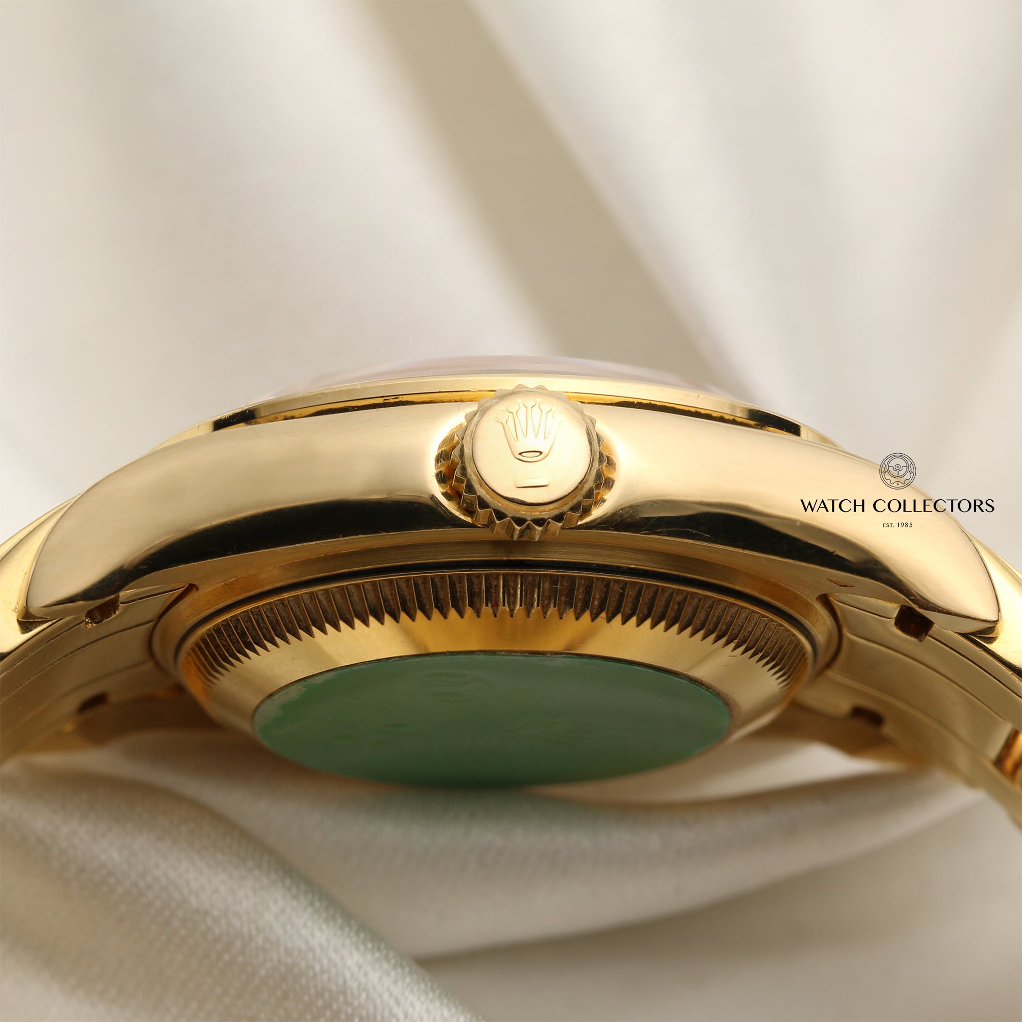 Rolex Lady DateJust Pearlmaster 18K Yellow Gold Rubellite Diamond Dial and Bezel, Ruby & Diamond Bracelet Second Hand Watch Collectors 7