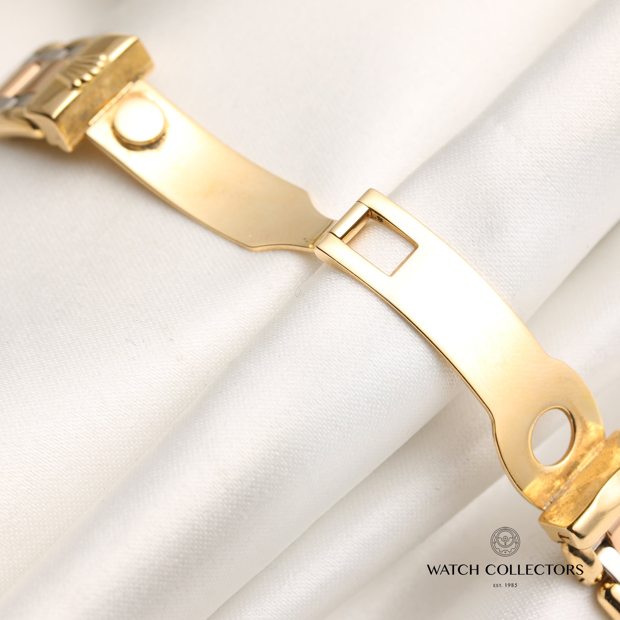 Rolex Lady DateJust Pearlmaster 69298 Fossil Dinosaur Egg Diamond Dial 18K Tridor Second Hand Watch Collectors 8