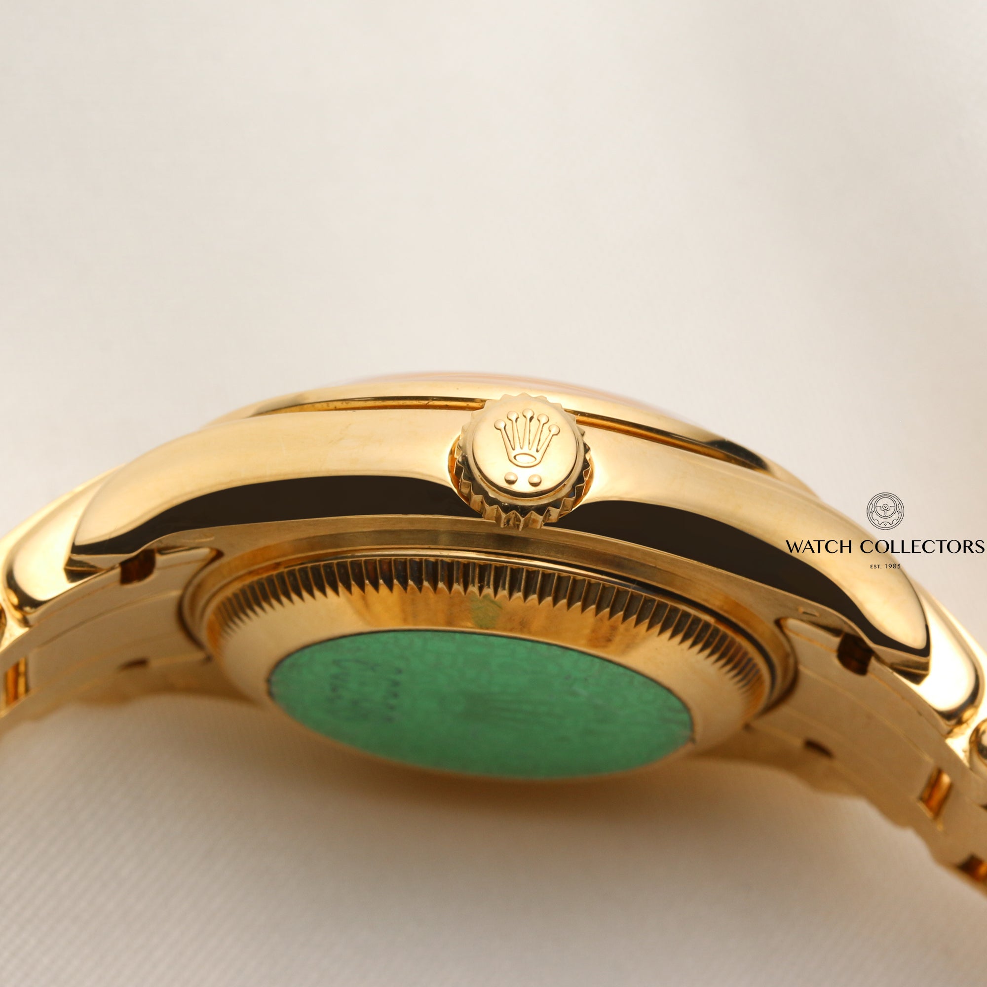 Rolex Lady DateJust Pearlmaster 80298 Diamond Bezel 18K Yellow Gold Second Hand Watch Collectors 6