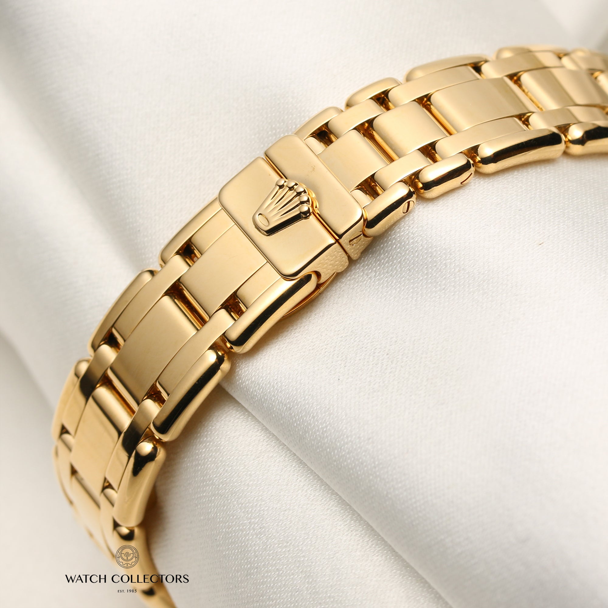 Rolex Lady DateJust Pearlmaster 80298 Diamond Bezel 18K Yellow Gold Second Hand Watch Collectors 8