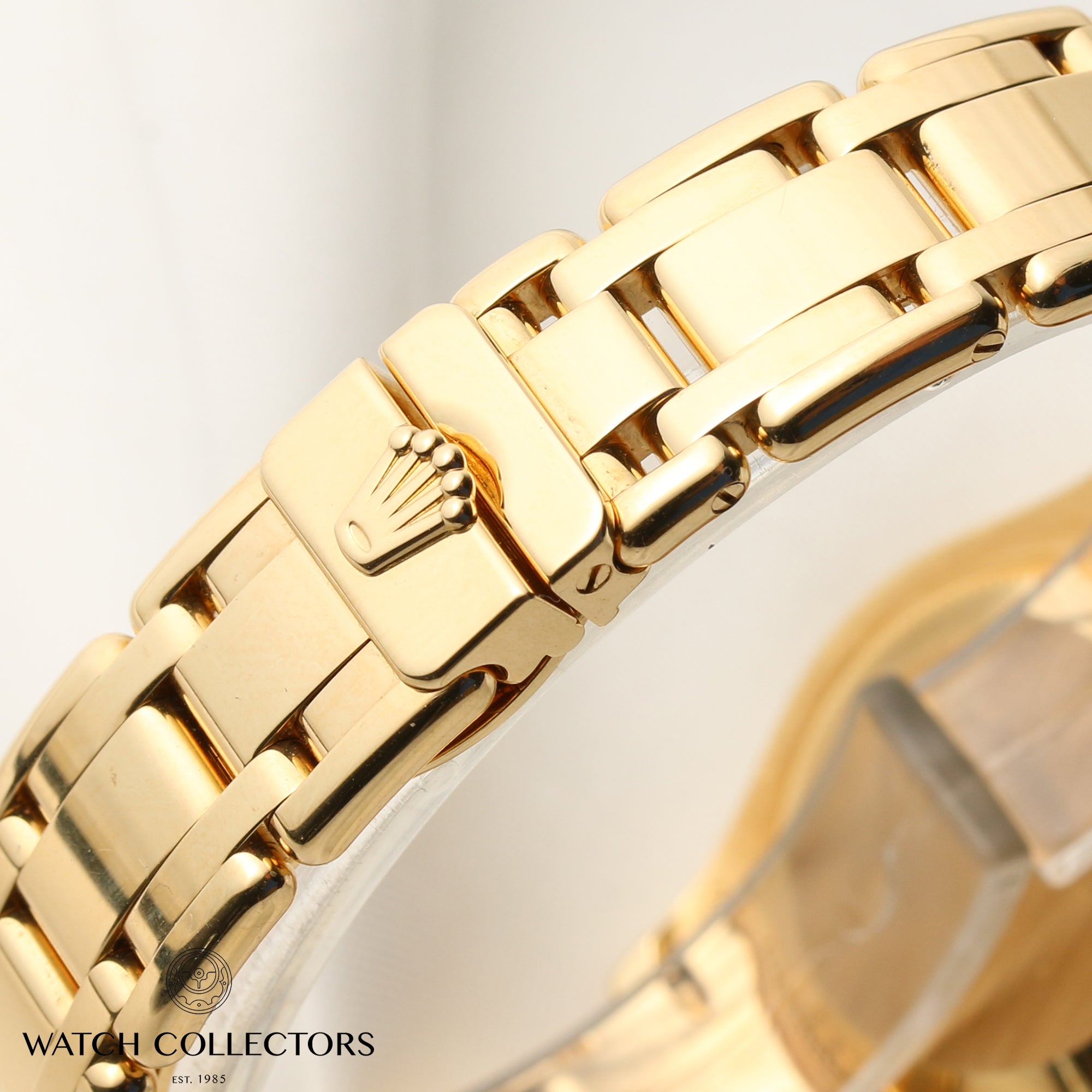 Rolex Lady DateJust Pearlmaster 80298 MOP Diamond Dial 18K Yellow Gold Second Hand Watch Collectors 8