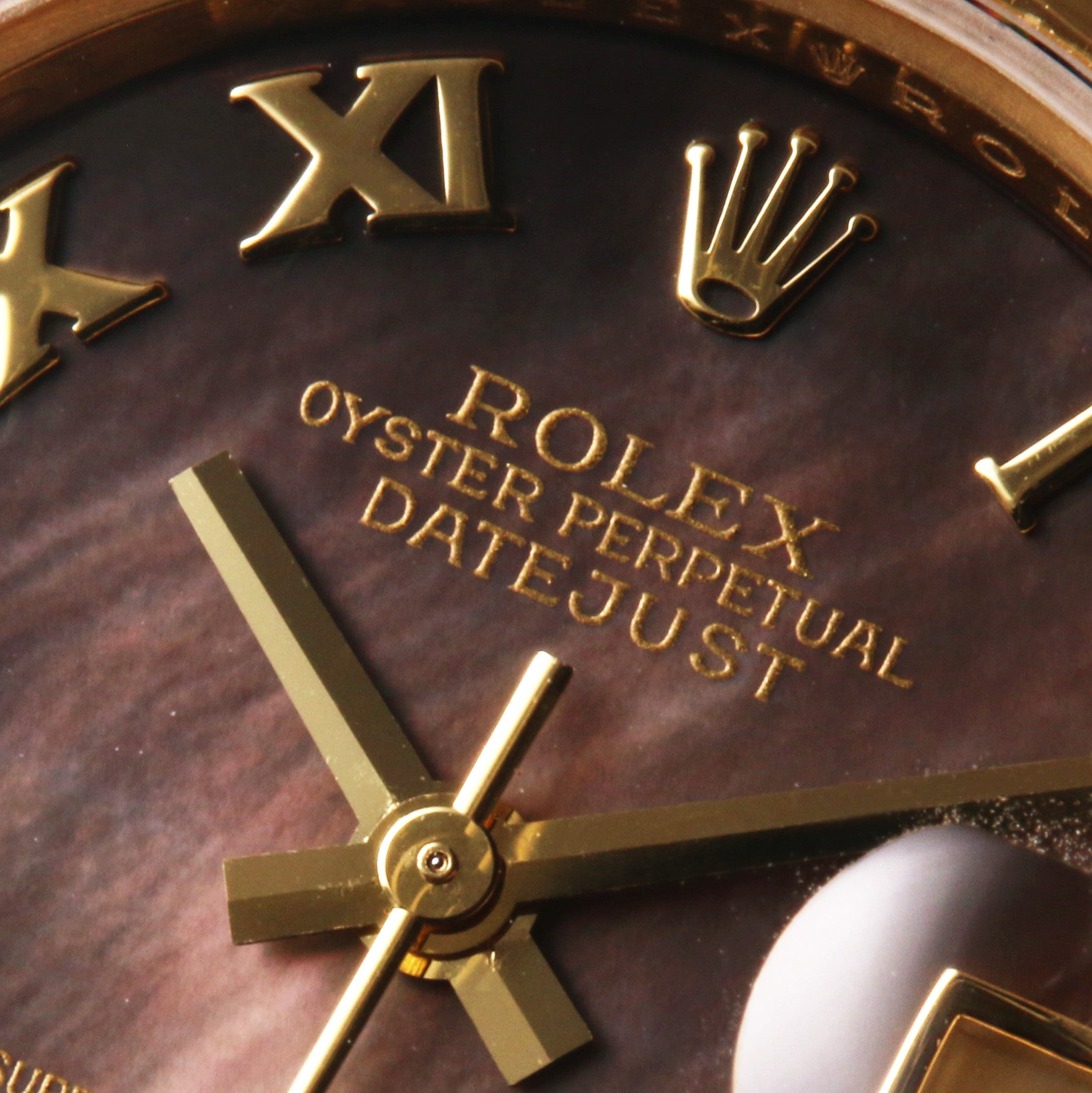 Rolex Lady DateJust Pearlmaster 80318 18K Tridor Mother of Pearl Dial Second Hand Watch Collectors 5