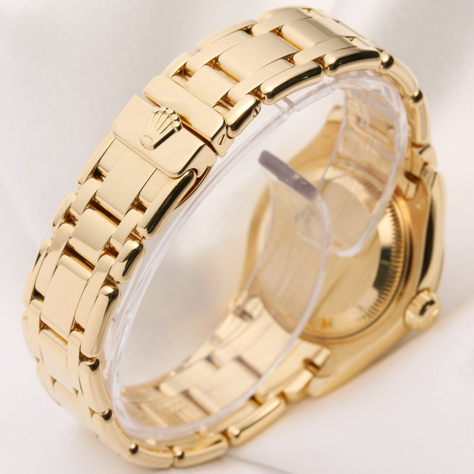 Rolex Lady DateJust Pearlmaster 80318 18K Yellow Gold Second Hand Watch Collectors 5