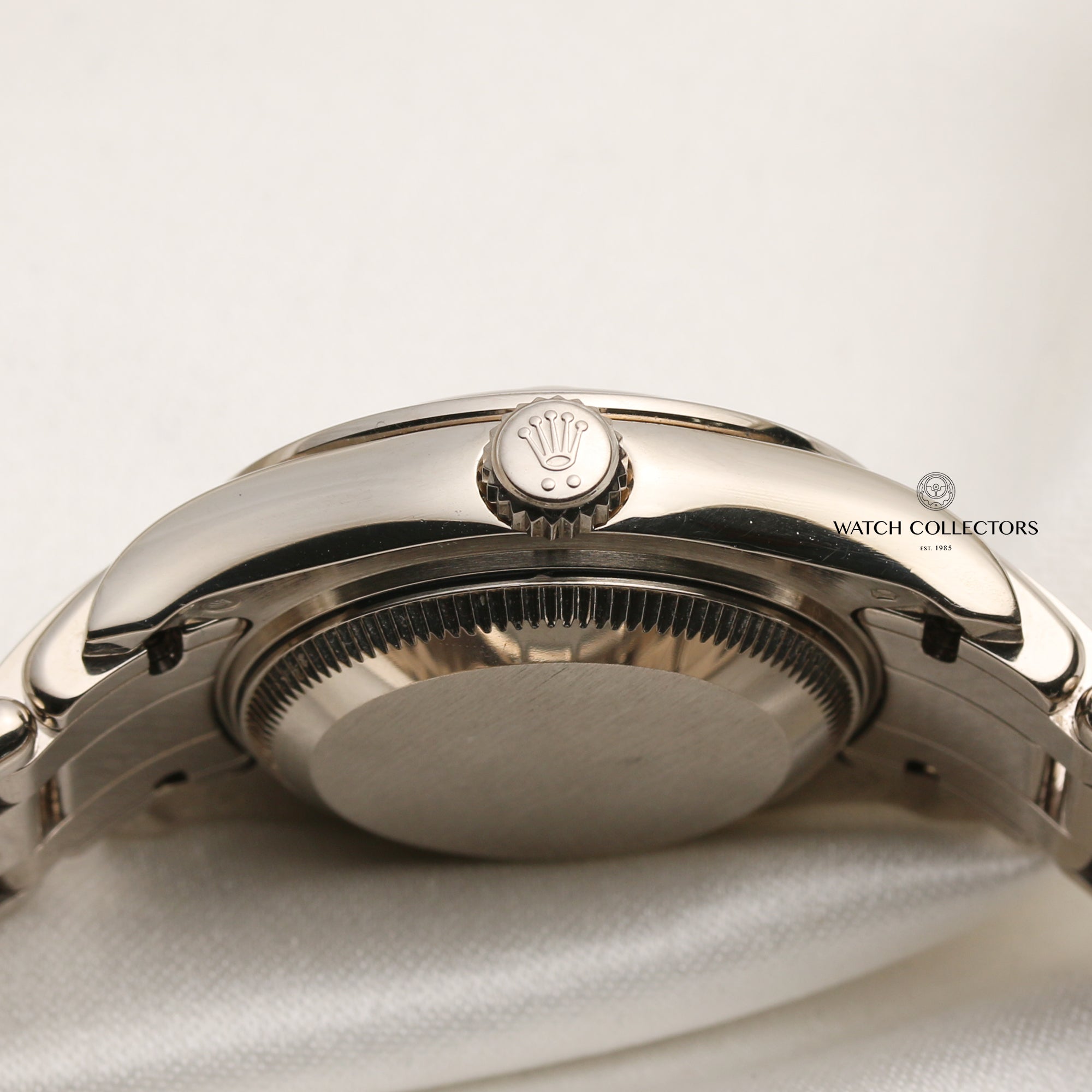 Rolex Lady DateJust Pearlmaster 80319 18K White Gold Diamond Bezel MOP Dial Second Hand Watch Collectors 7