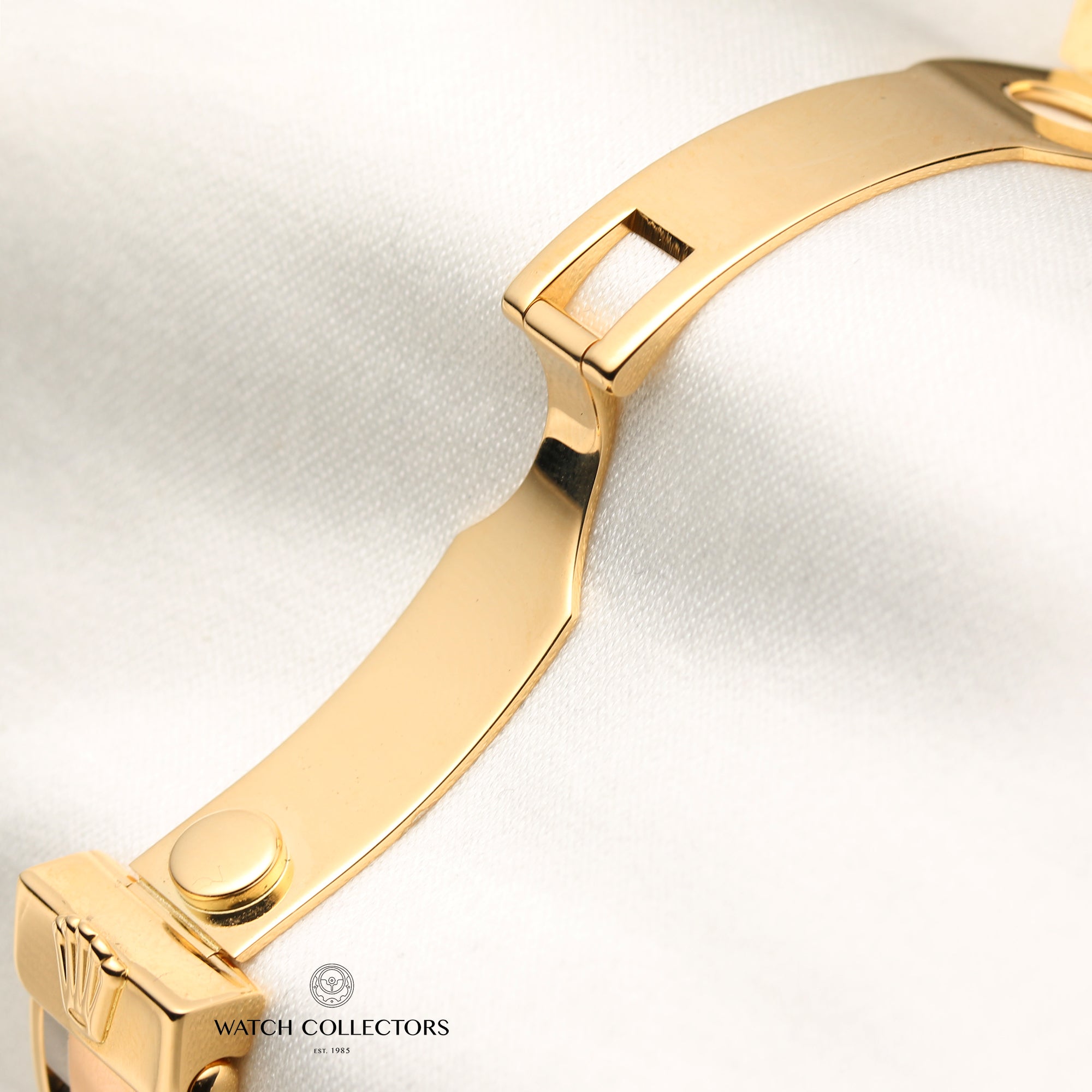 Rolex Lady DateJust Pearlmaster Tridor 80318 18K Gold Diamond Second Hand Watch Collectors 6