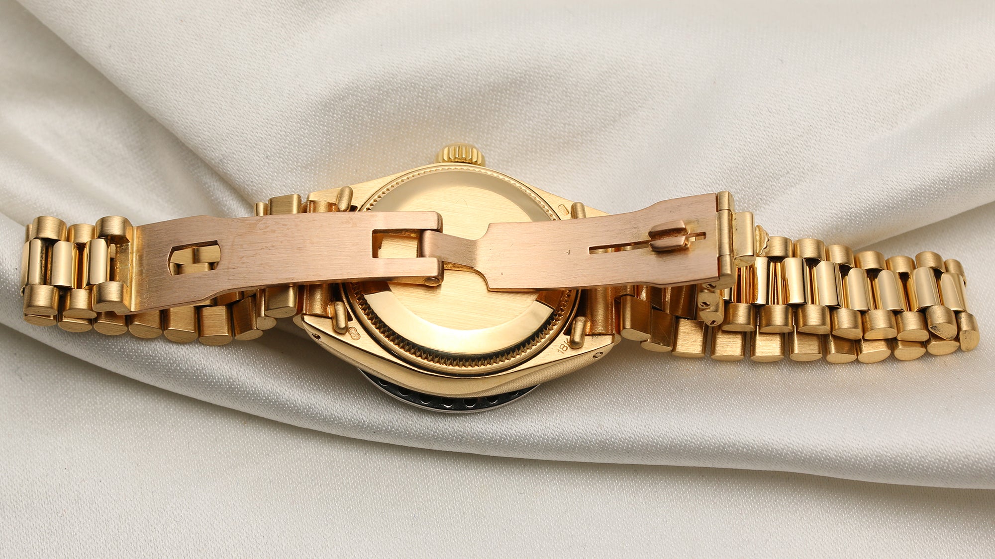 Rolex Lady DateJust Red Steel Diamond Dial Second Hand Watch Collectors 7