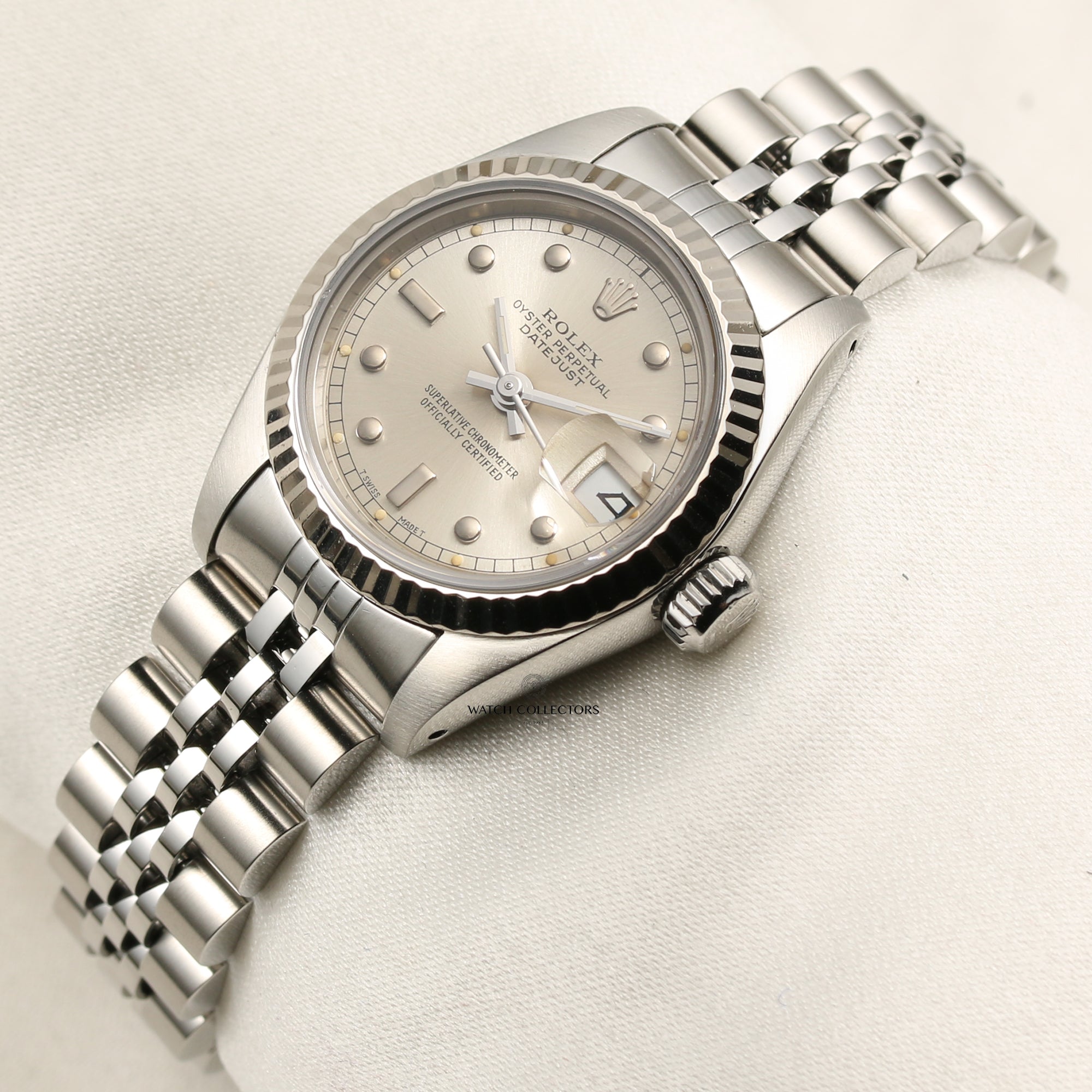 Rolex Lady DateJust Stainless Steel Second Hand Watch Collectors 3