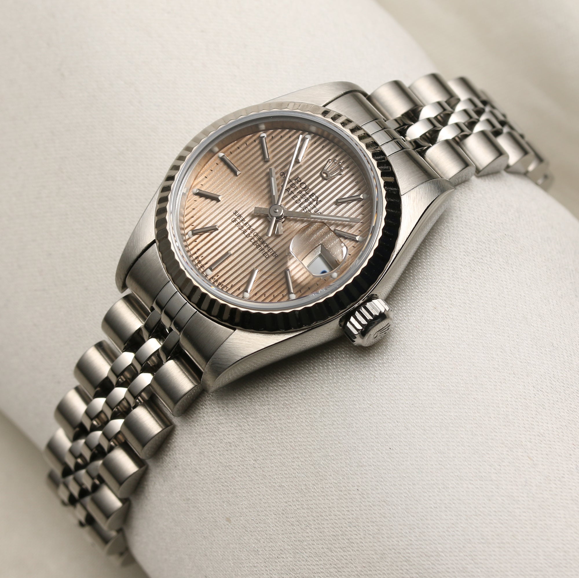 Rolex Lady DateJust Stainless Steel Second Hand Watch Collectors 3