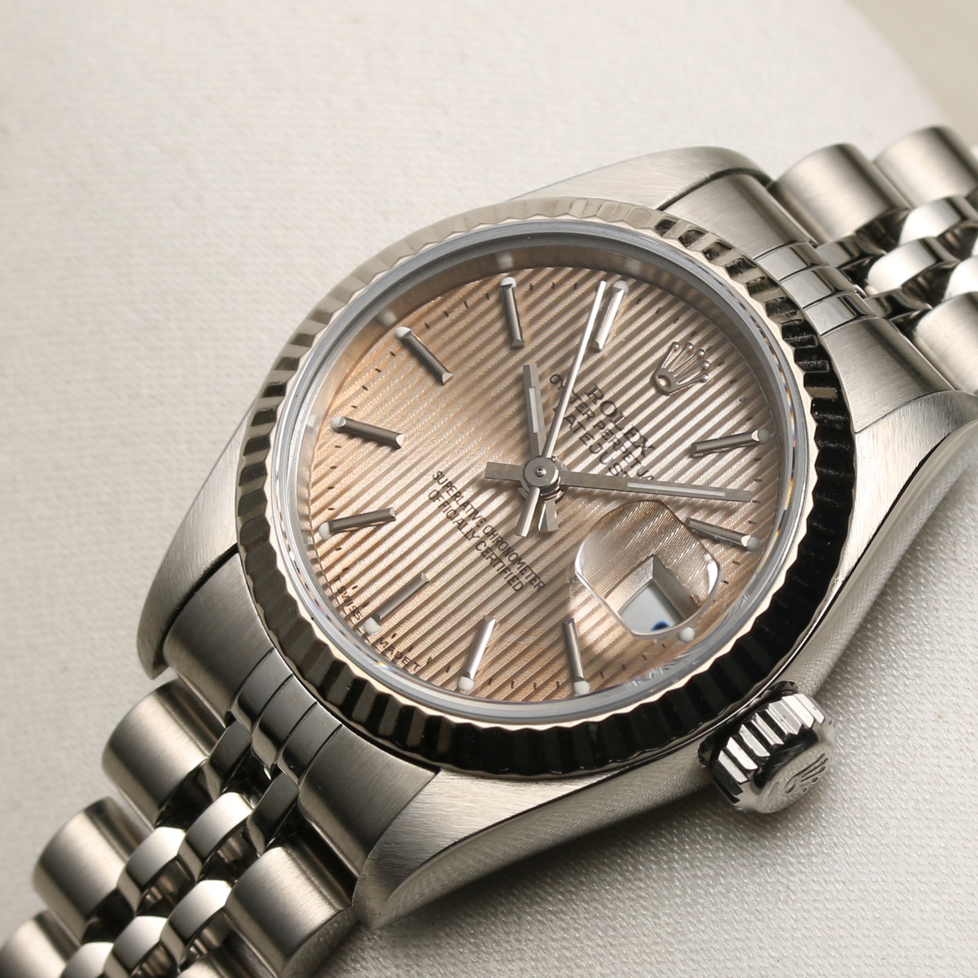 Rolex Lady DateJust Stainless Steel Second Hand Watch Collectors 4