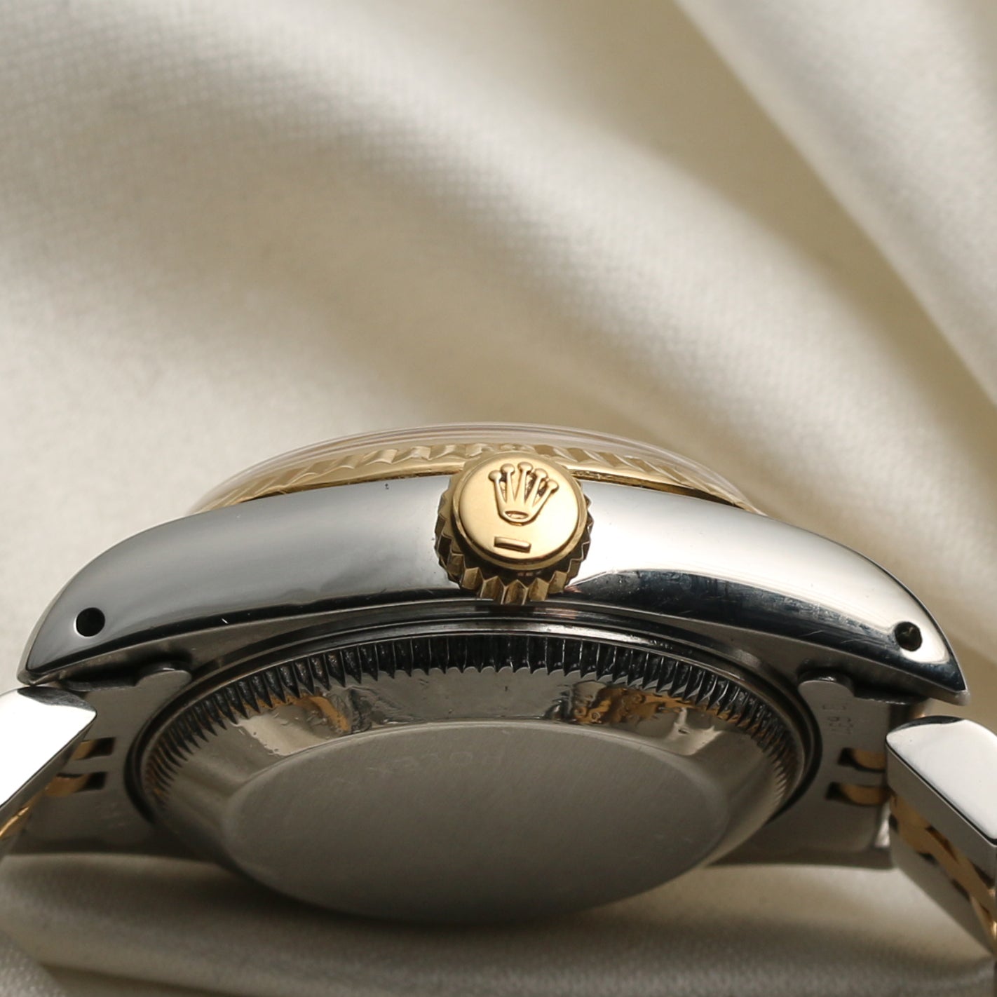 Rolex Lady DateJust Steel & Gold Champagne Diamond Dial Second Hand Watch Collectors 5