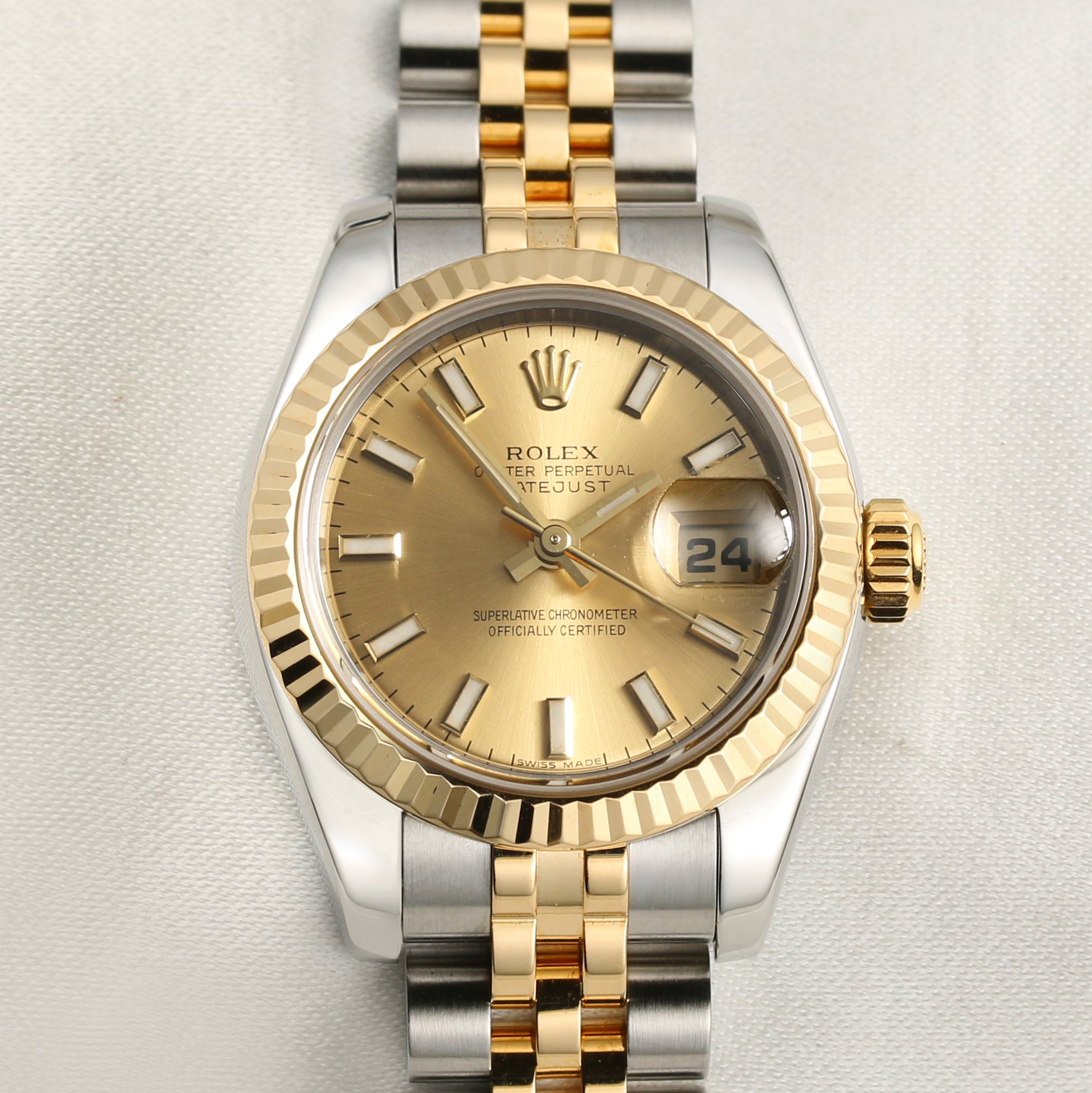Rolex Lady DateJust Steel & Gold Second Hand Watch Collectors 2
