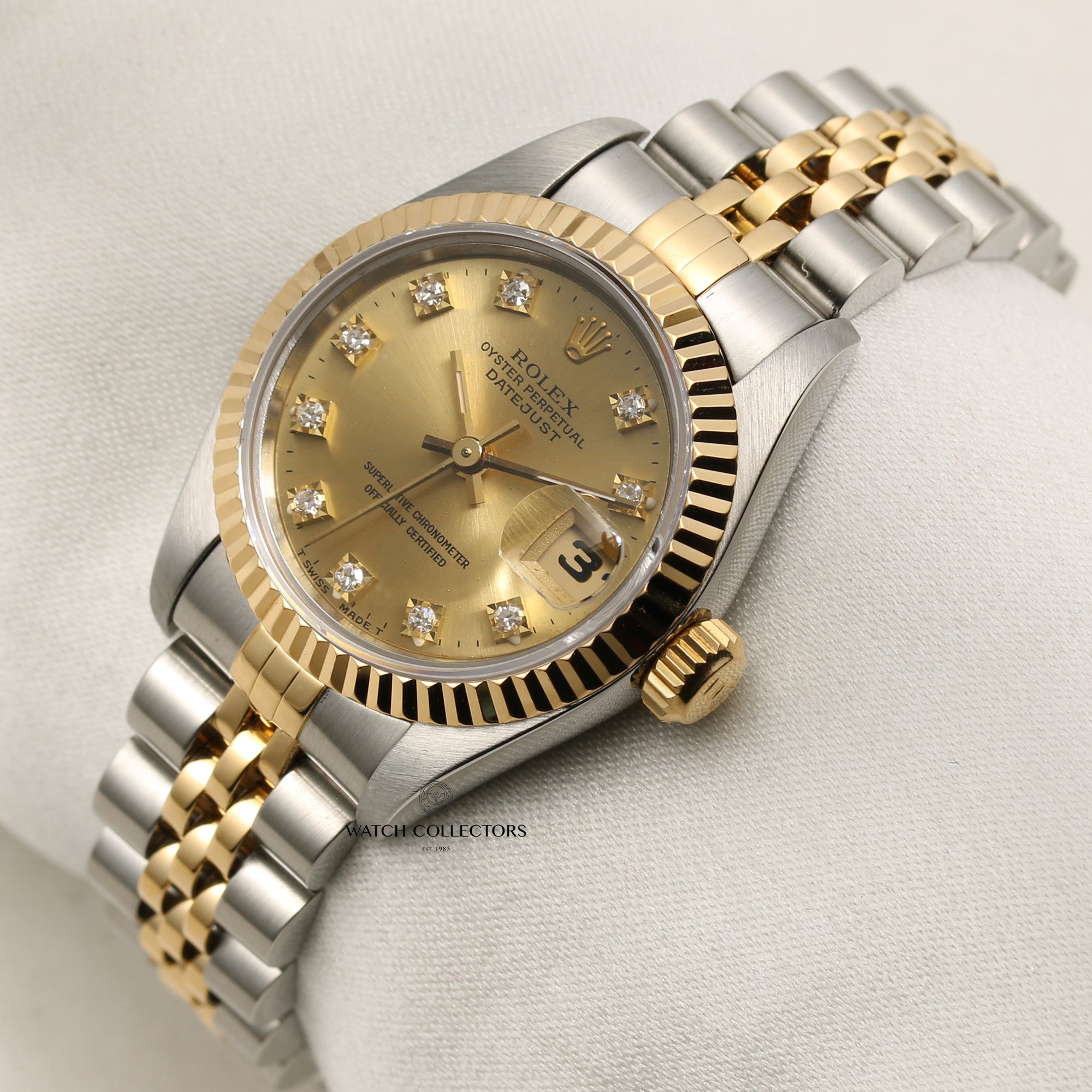 Rolex Lady DateJust Steel & Gold Second Hand Watch Collectors 3