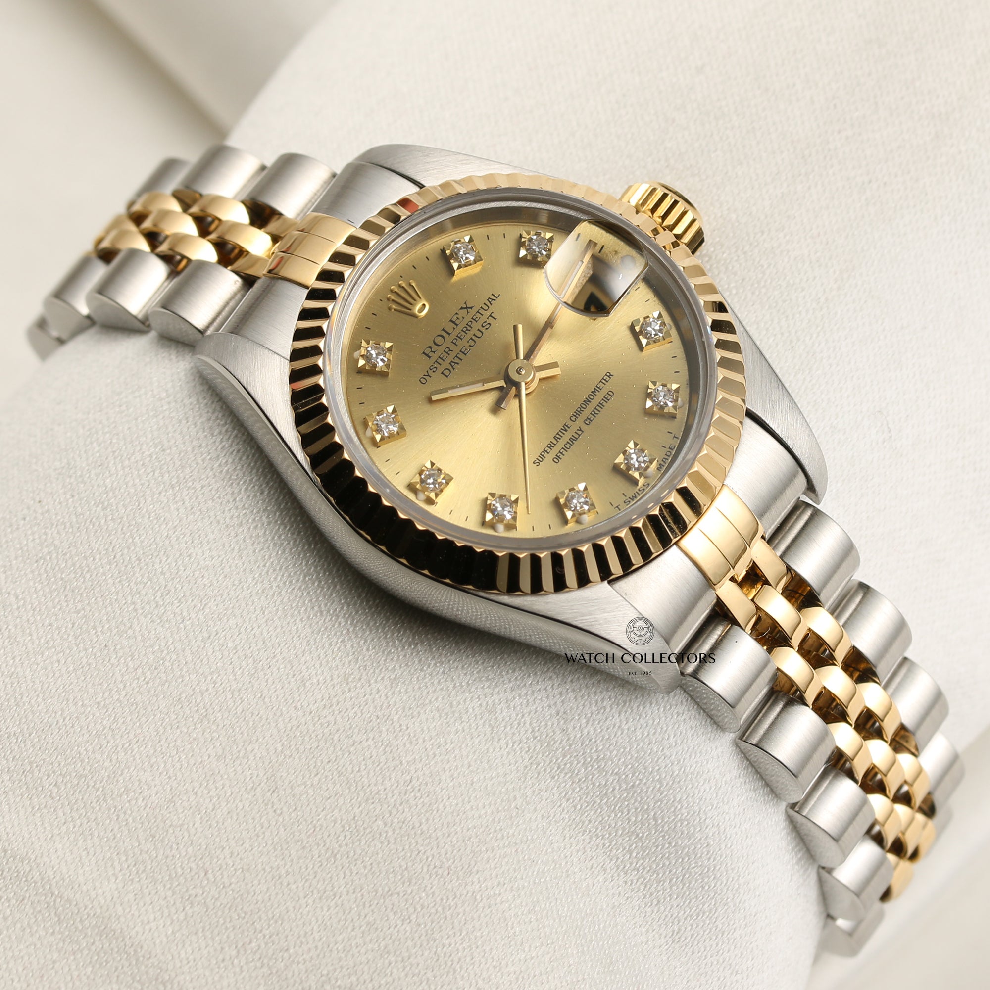 Rolex Lady DateJust Steel & Gold Second Hand Watch Collectors 5