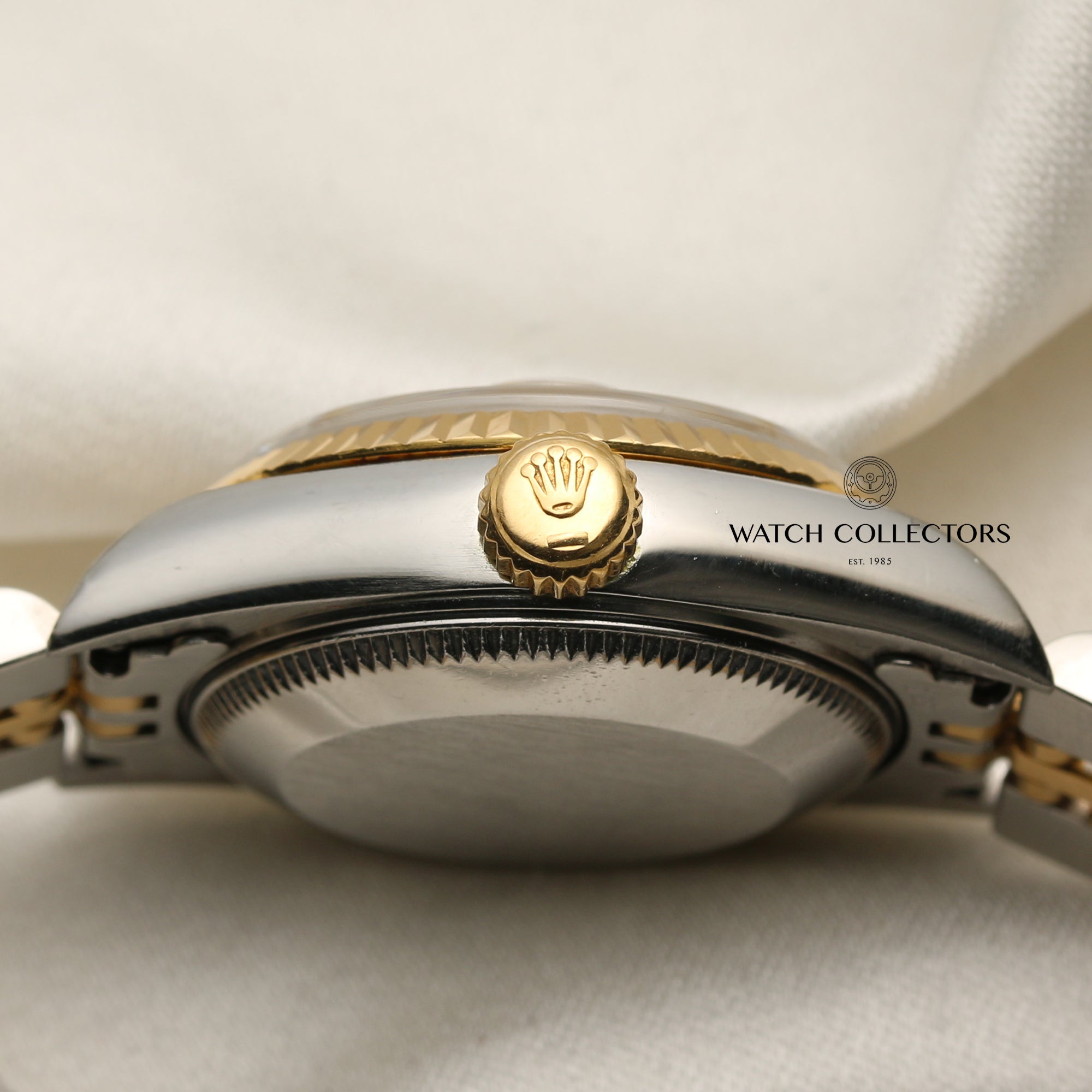 Rolex Lady DateJust Steel & Gold Silver Jubilee Dial Second Hand Watch Collectors 5