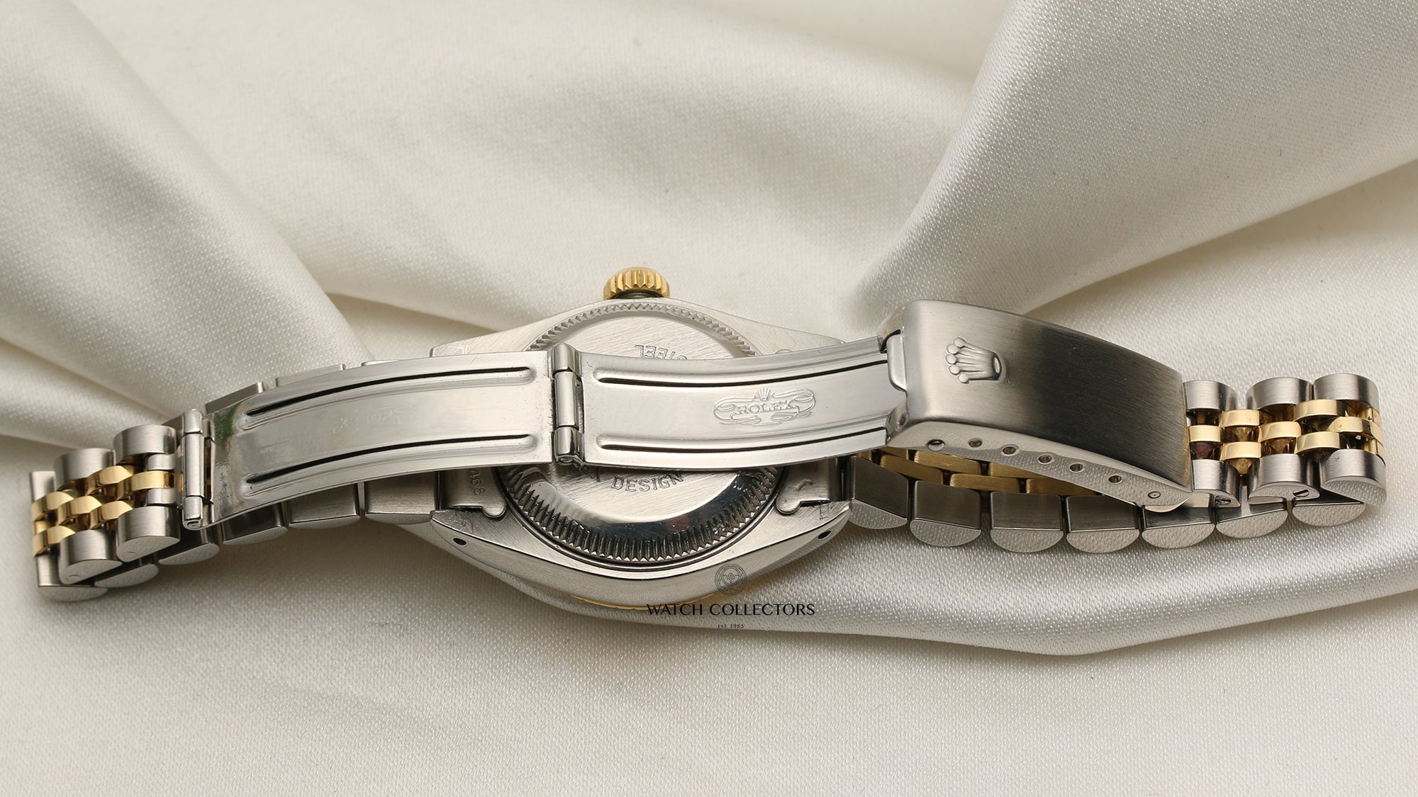 Rolex Lady DateJust Steel & Gold White Jubilee Dial Second Hand Watch Collectors 6