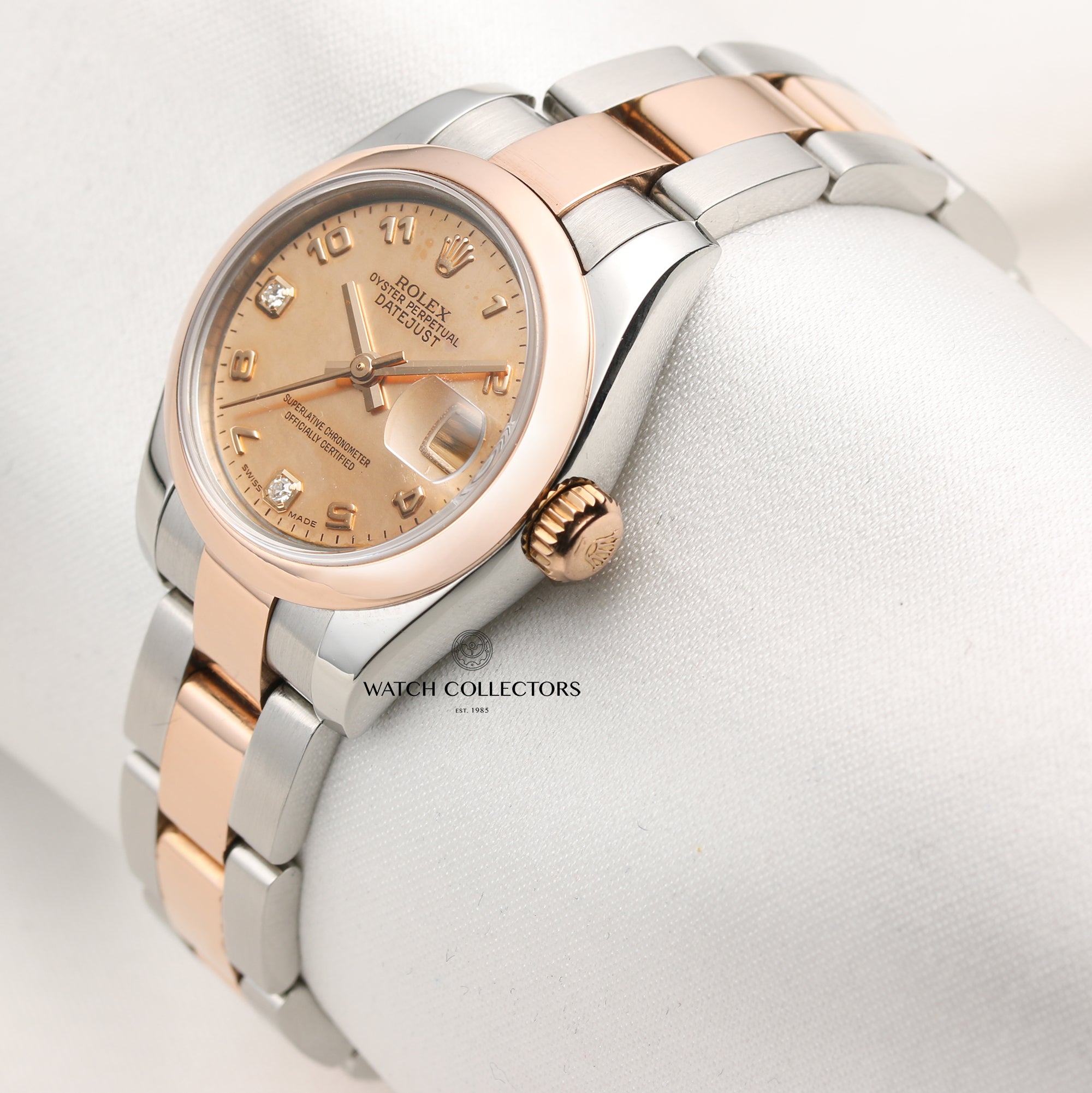 Rolex Lady DateJust Steel & Rose Gold Second Hand Watch Collectors 3