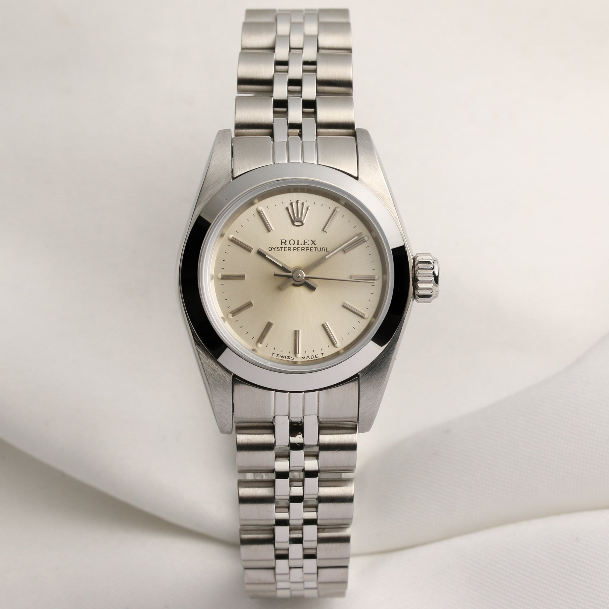 Rolex Lady Oyster Perpetual Stainless Steel Second Hand Watch Collectors 1