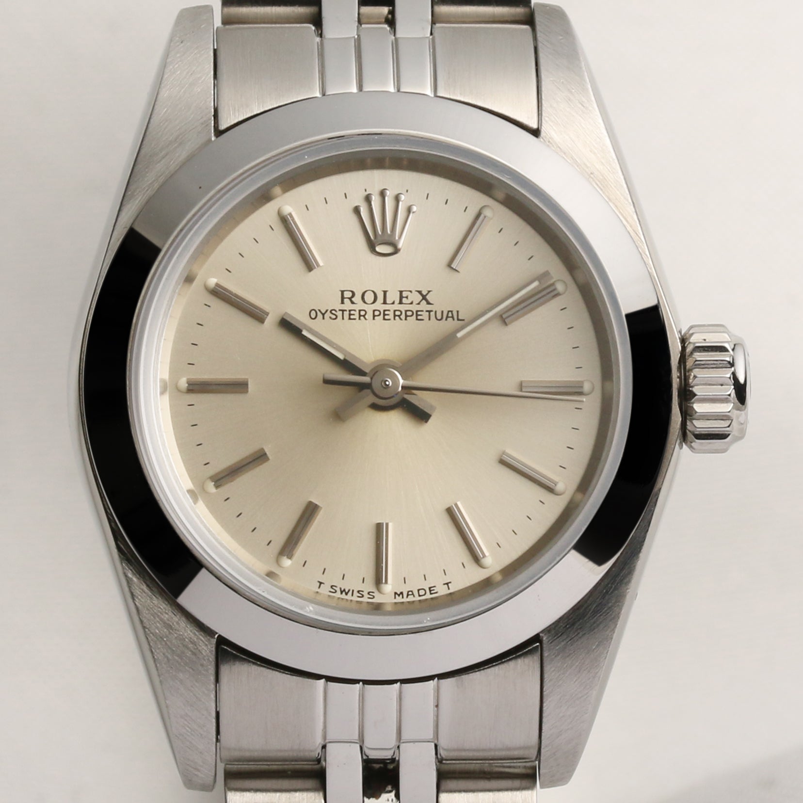 Rolex Lady Oyster Perpetual Stainless Steel Second Hand Watch Collectors 2