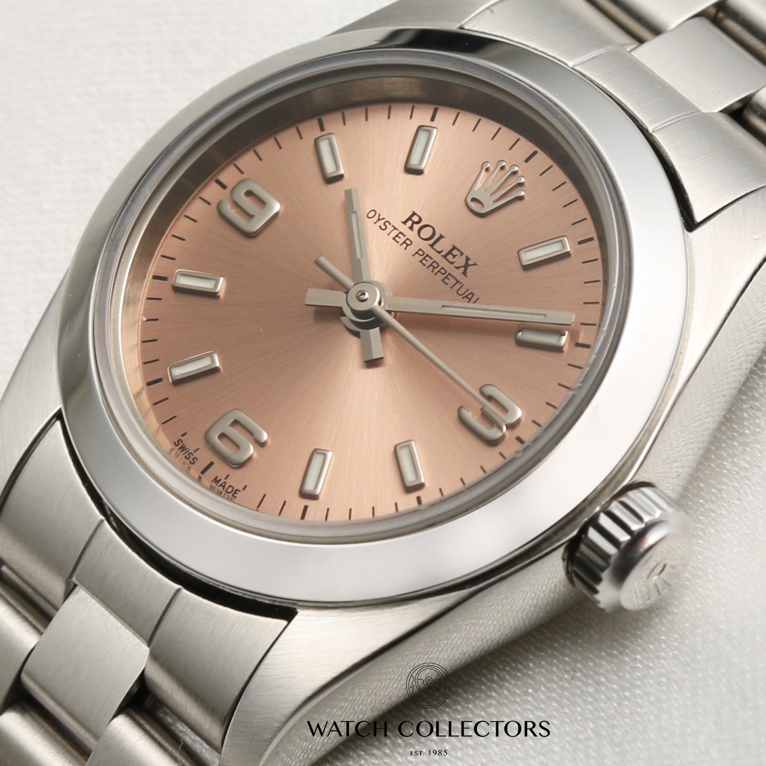 Rolex Lady Oyster Perpetual Stainless Steel Second Hand Watch Collectors 4