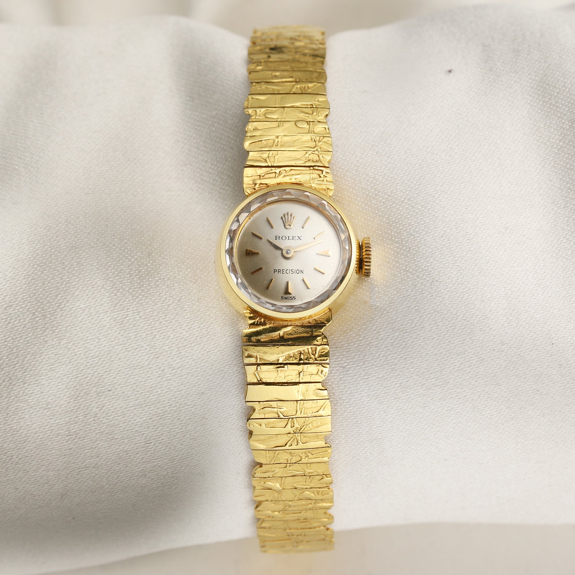 Rolex-Lady-Precision-18K-Yellow-Gold-Second-Hand-Watch-Collectors-1