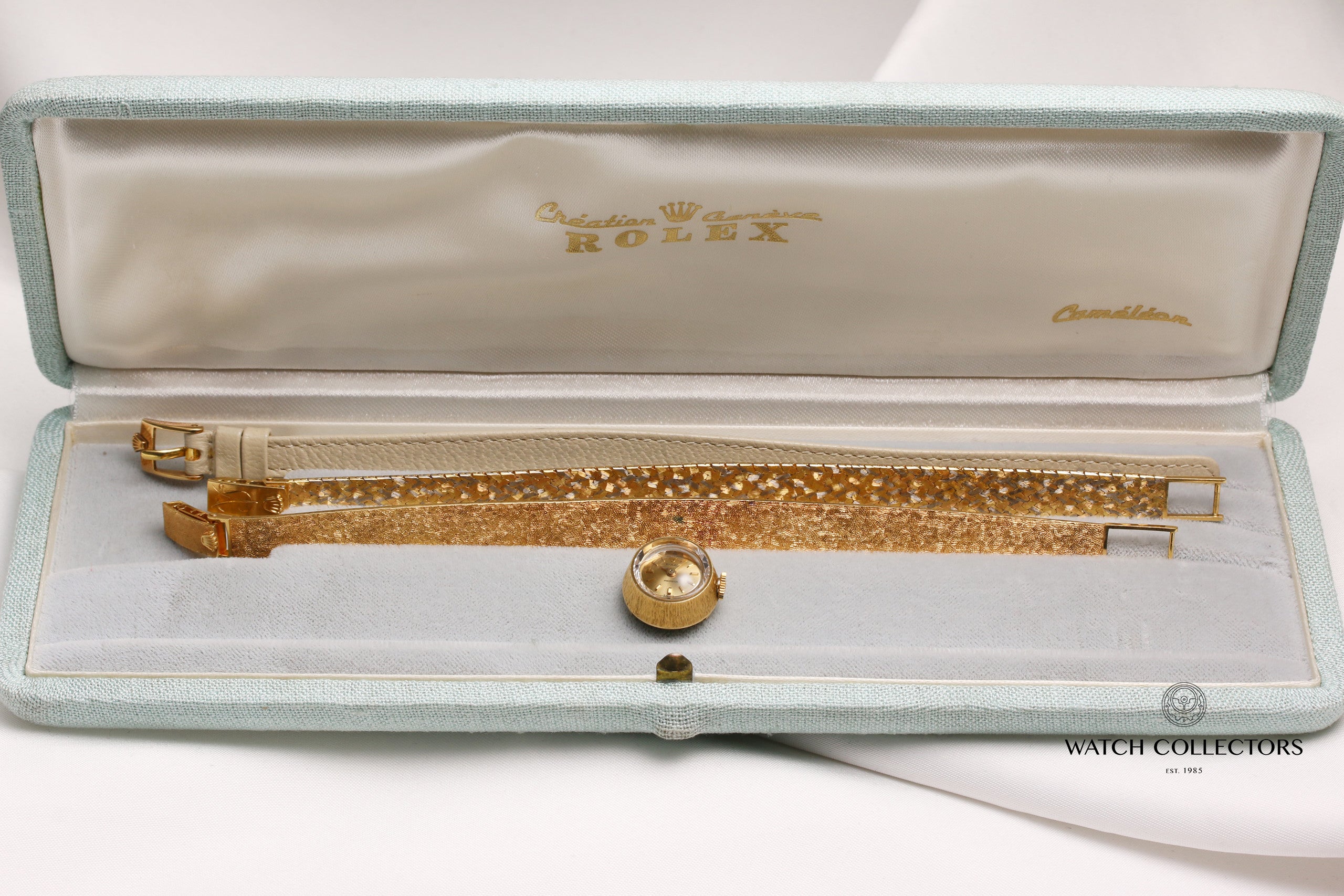 Rolex-Lady-Precision-18K-Yellow-Gold-Second-Hand-Watch-Collectors-4