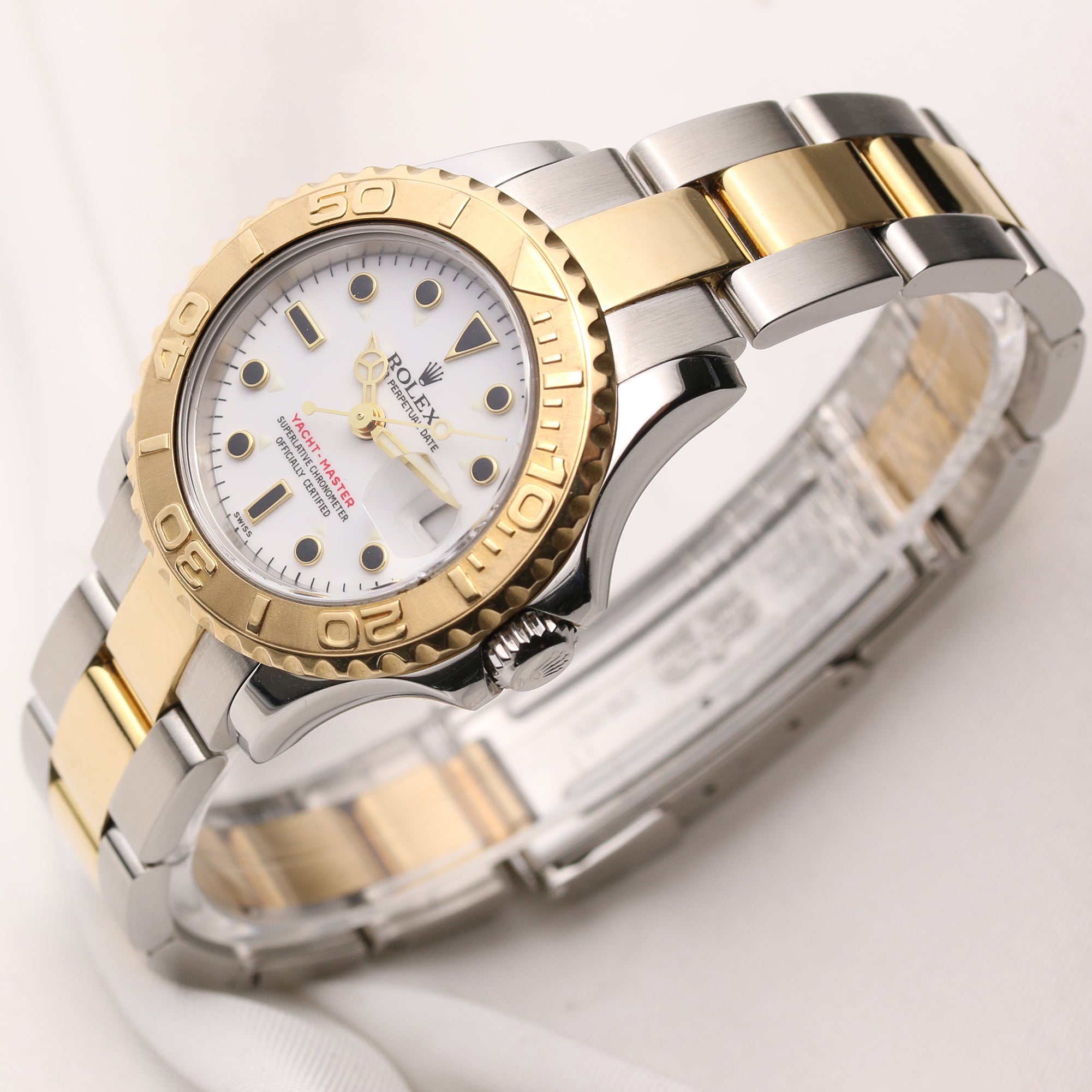 Rolex Lady Yacht-Master 69623 Steel & Gold Second Hand Watch Collectors 3