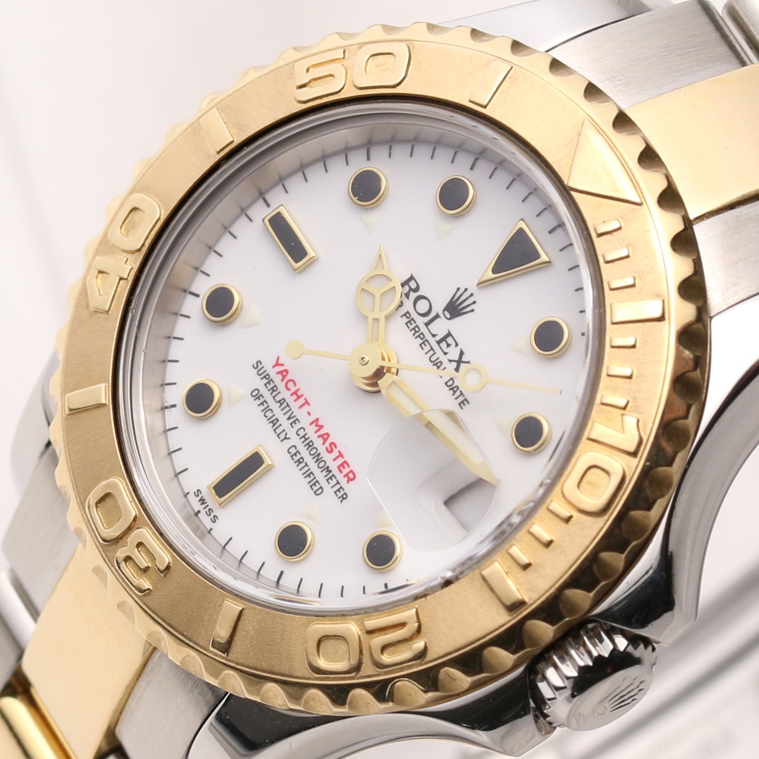Rolex Lady Yacht-Master 69623 Steel & Gold Second Hand Watch Collectors 4