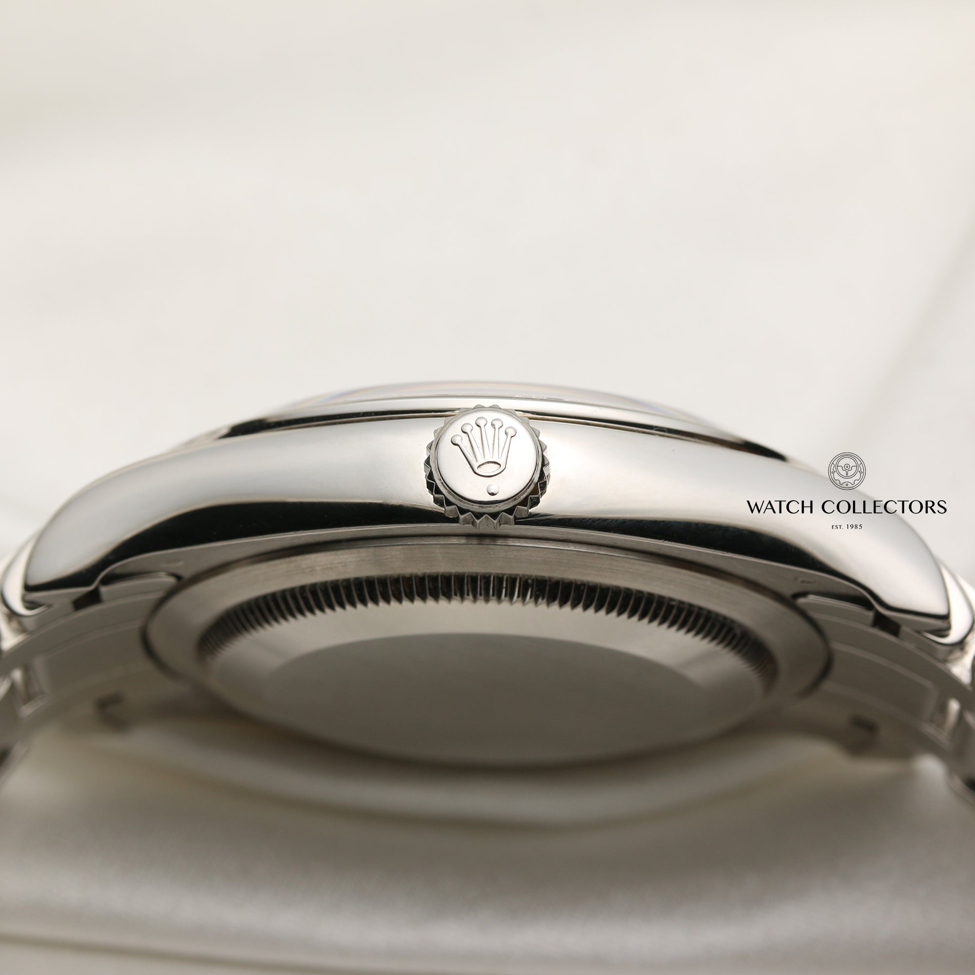 Rolex Masterpiece Day-Date Pearlmaster 18946 Platinum Diamond Bezel Ice Dial Second Hand Watch Collectors 7