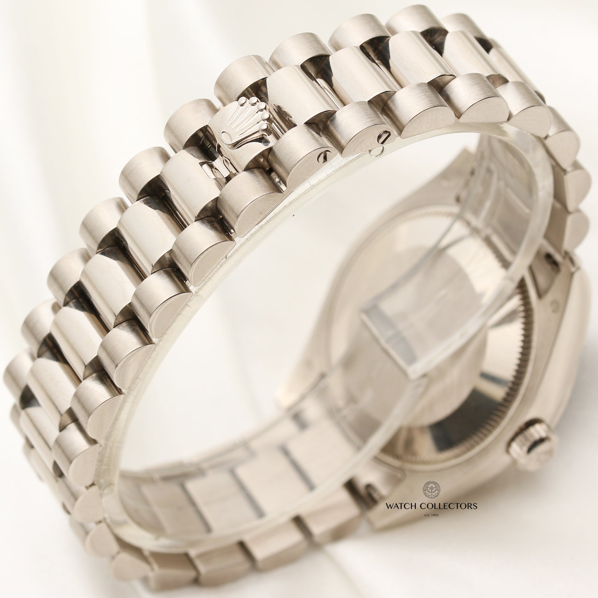 Rolex Mid-Size DateJust 178279 18K White Gold Second Hand Watch Collectors 6