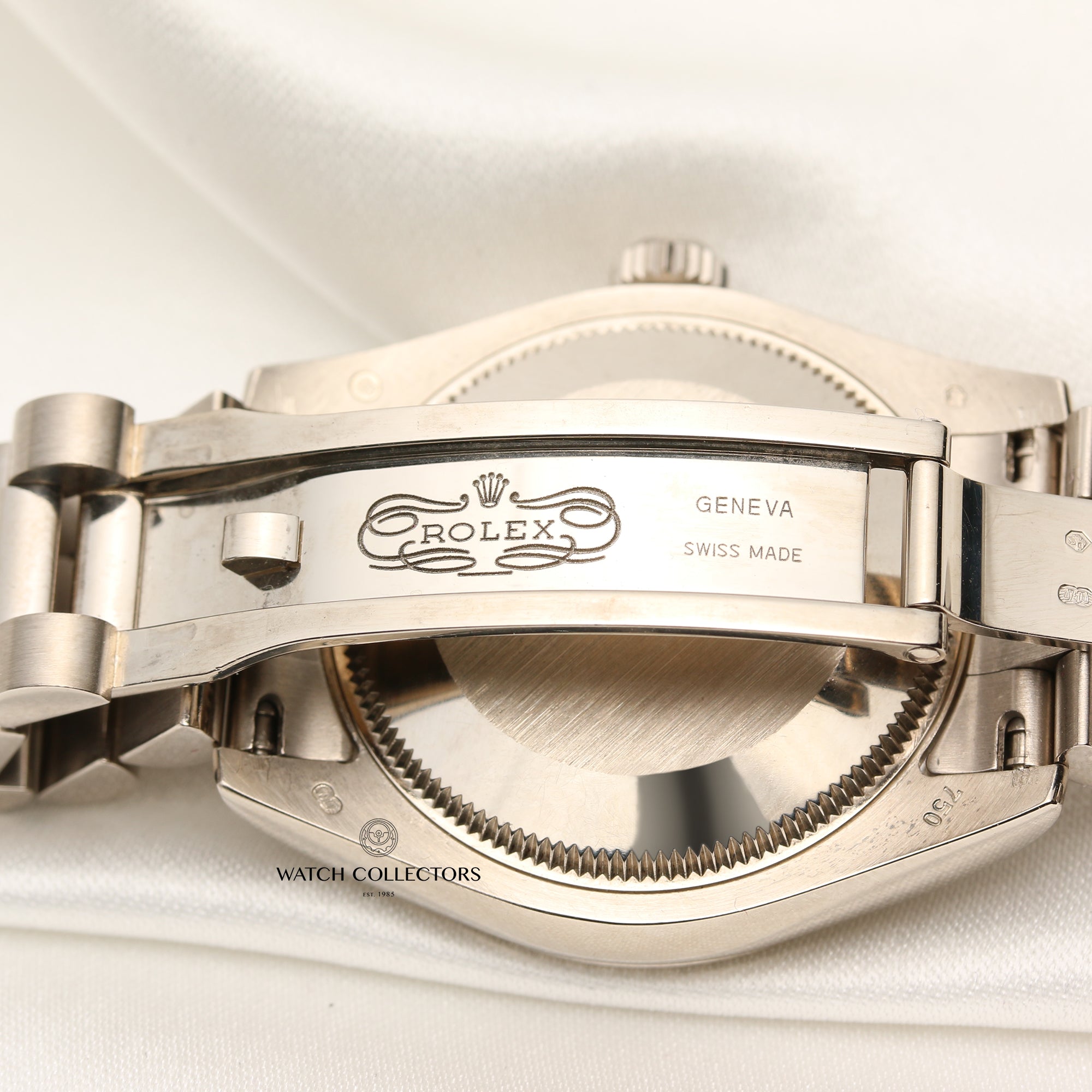 Rolex Mid-Size DateJust 178279 18K White Gold Second Hand Watch Collectors 7