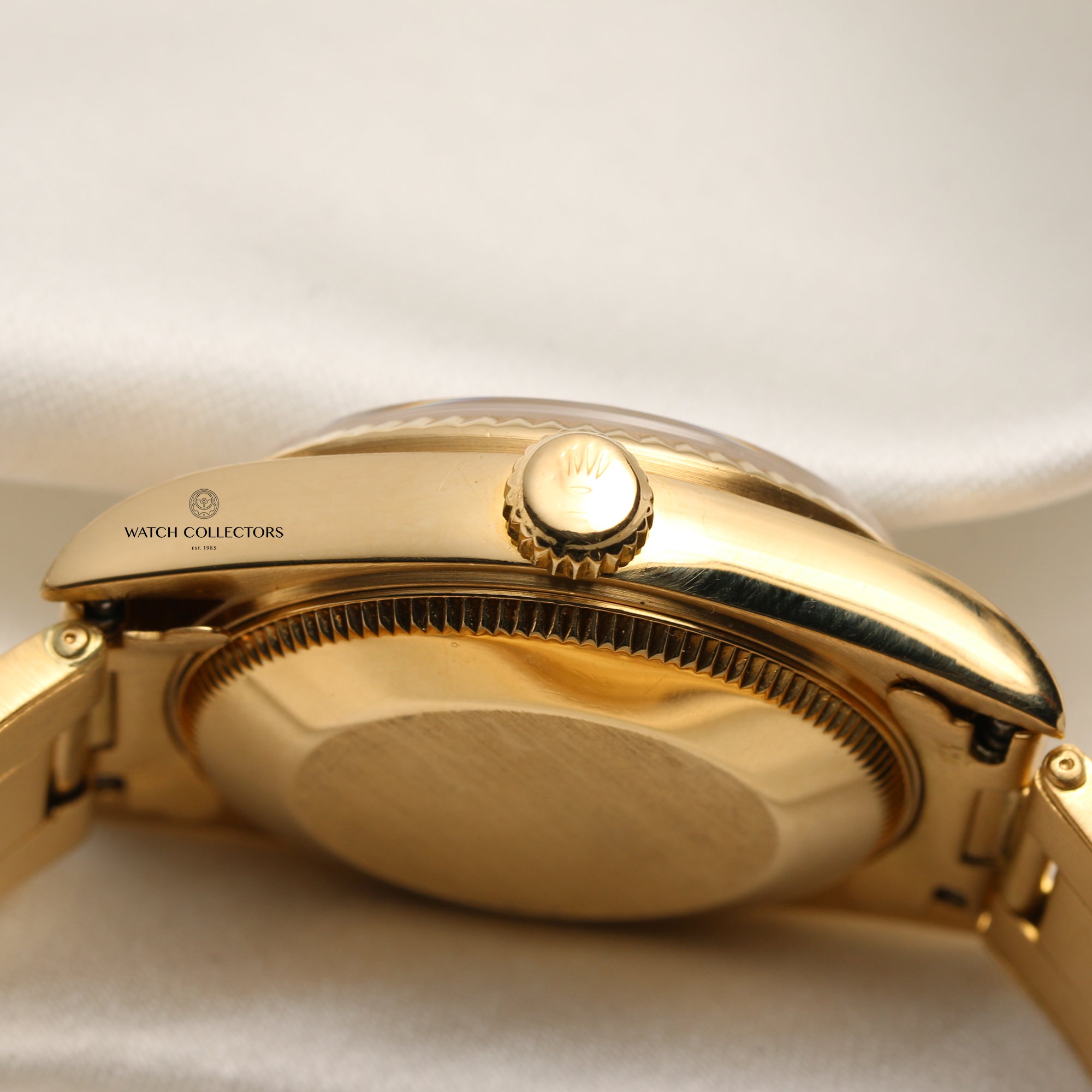 Rolex Mid Size DateJust 68278 18K Yellow Gold Second Hand Watch Collectors 5