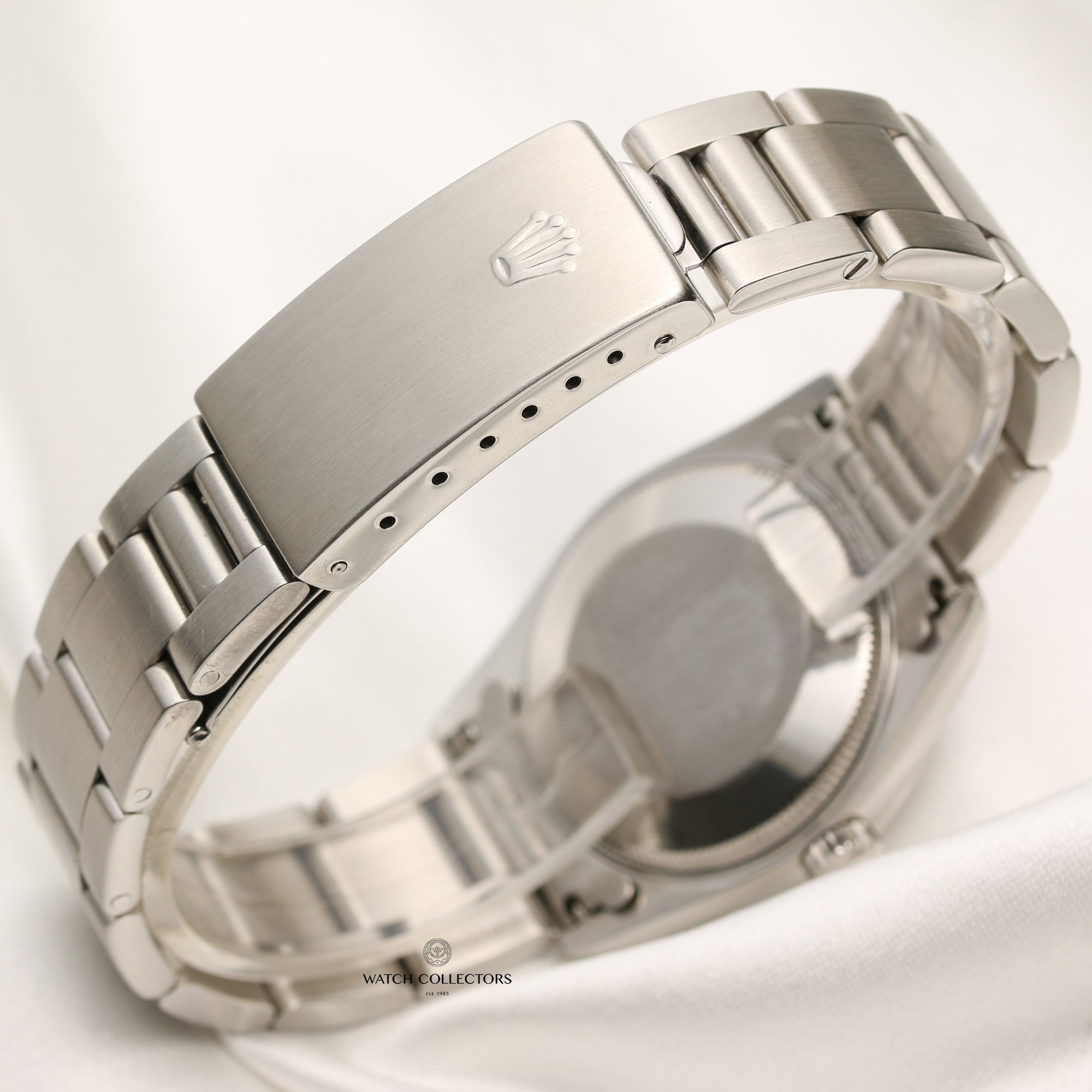 Rolex Mid-Size DateJust Stainless Steel Black Dial Second Hand Watch Collectors 5