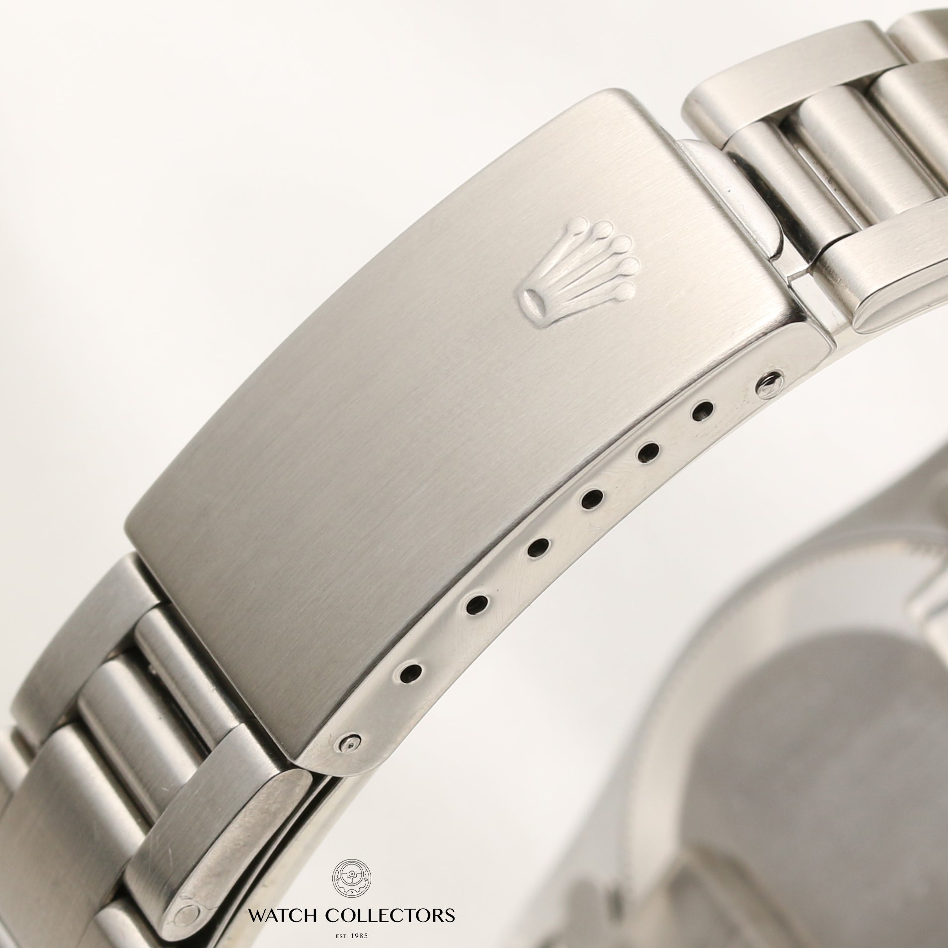 Rolex Mid-Size DateJust Stainless Steel Black Dial Second Hand Watch Collectors 6