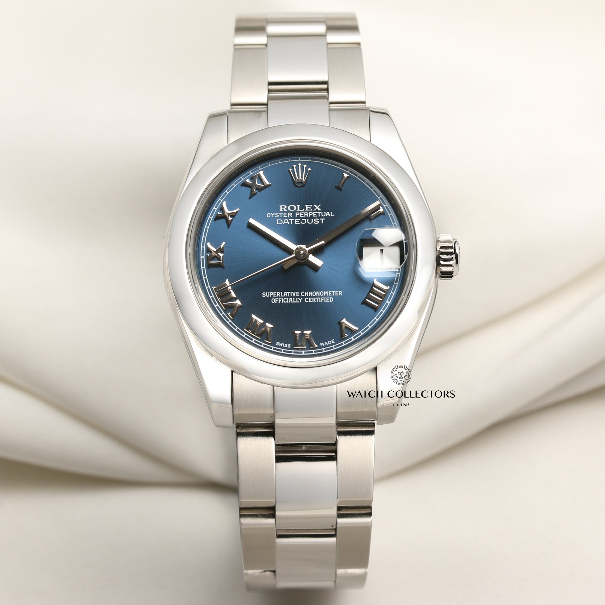 Rolex Midsize DateJust 178240 Stainless Steel Second Hand Watch Collectors 1