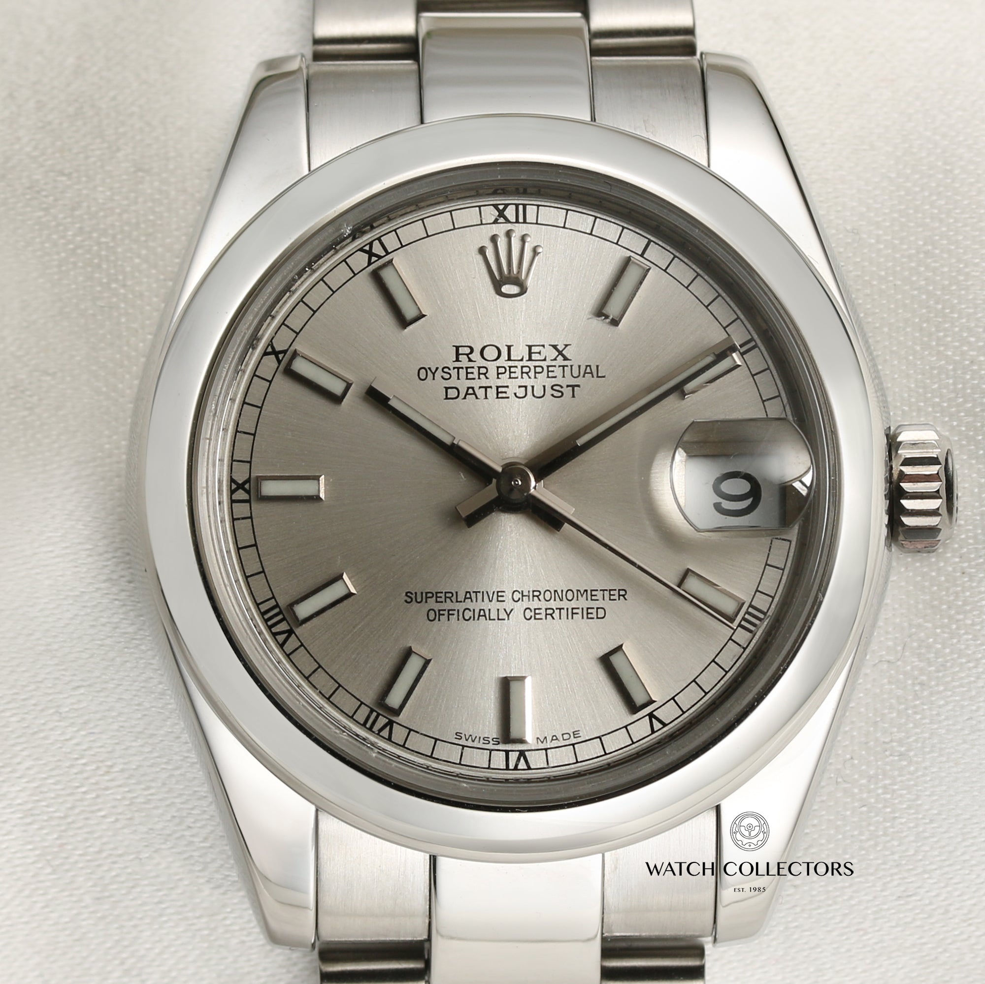 Rolex Midsize DateJust 178240 Stainless Steel Second Hand Watch Collectors 2