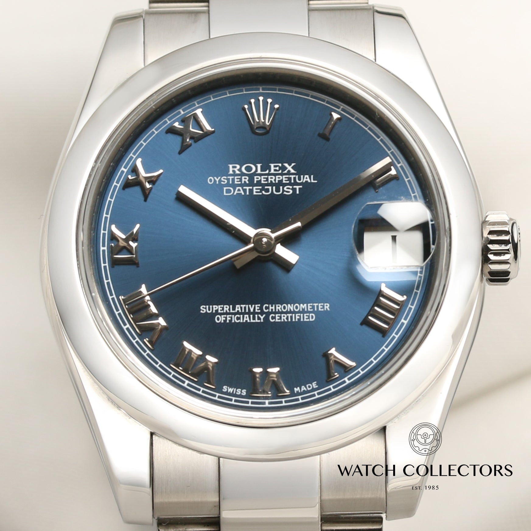 Rolex Midsize DateJust 178240 Stainless Steel Second Hand Watch Collectors 2