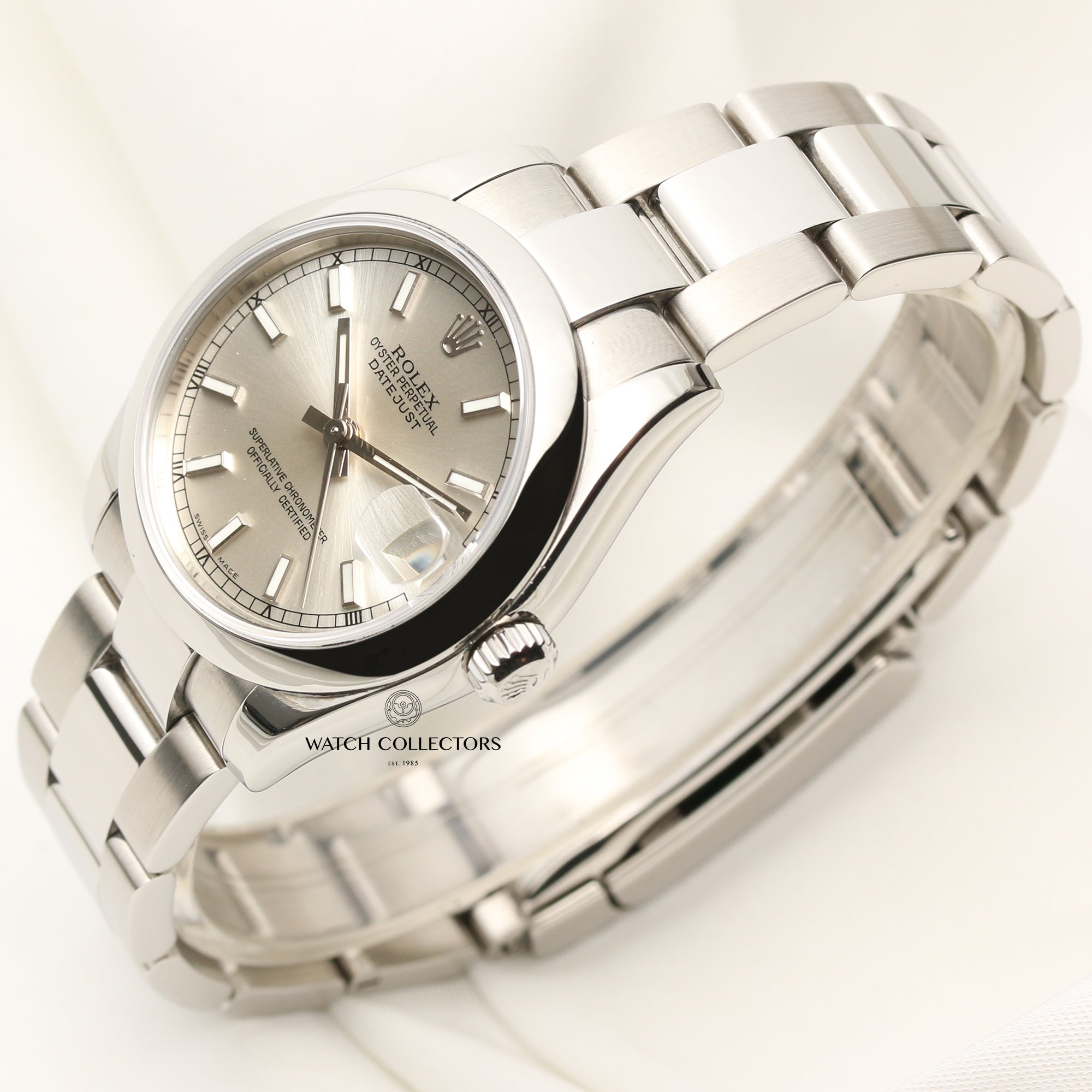 Rolex Midsize DateJust 178240 Stainless Steel Second Hand Watch Collectors 3