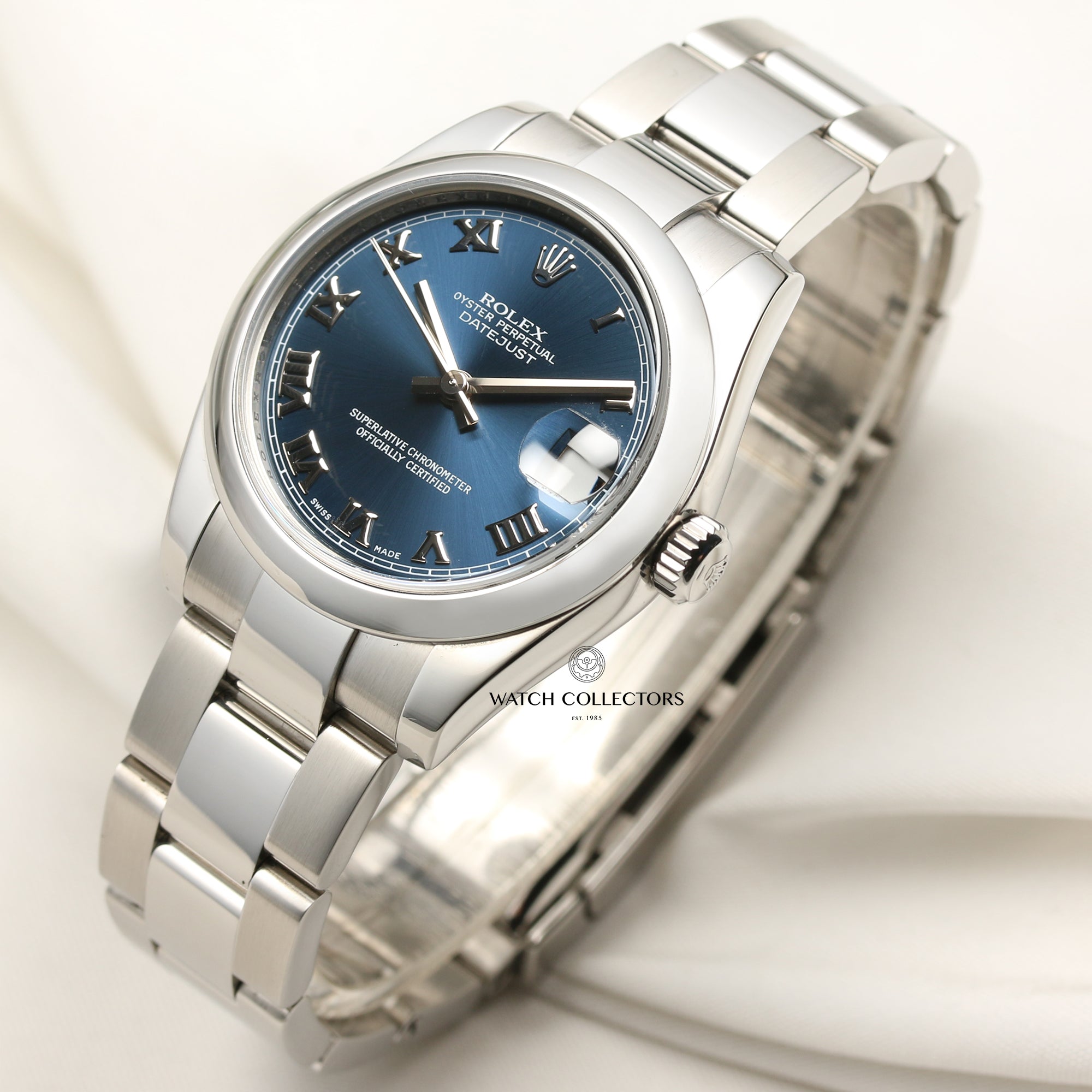 Rolex Midsize DateJust 178240 Stainless Steel Second Hand Watch Collectors 3